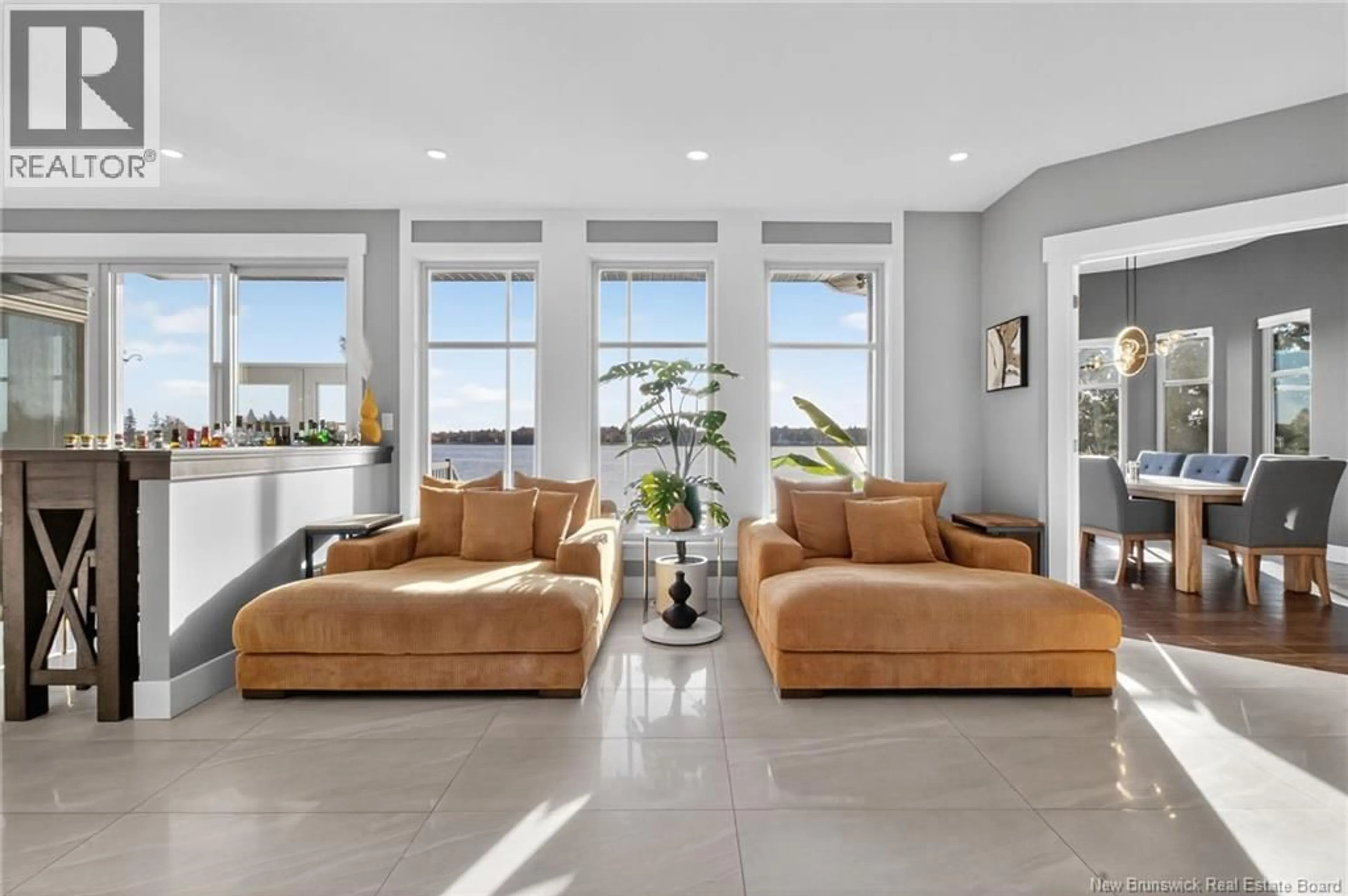 Living room with furniture, ceramic/tile floor for 57 CLEAR VIEW ROAD, Grand-Barachois New Brunswick E4P8W3
