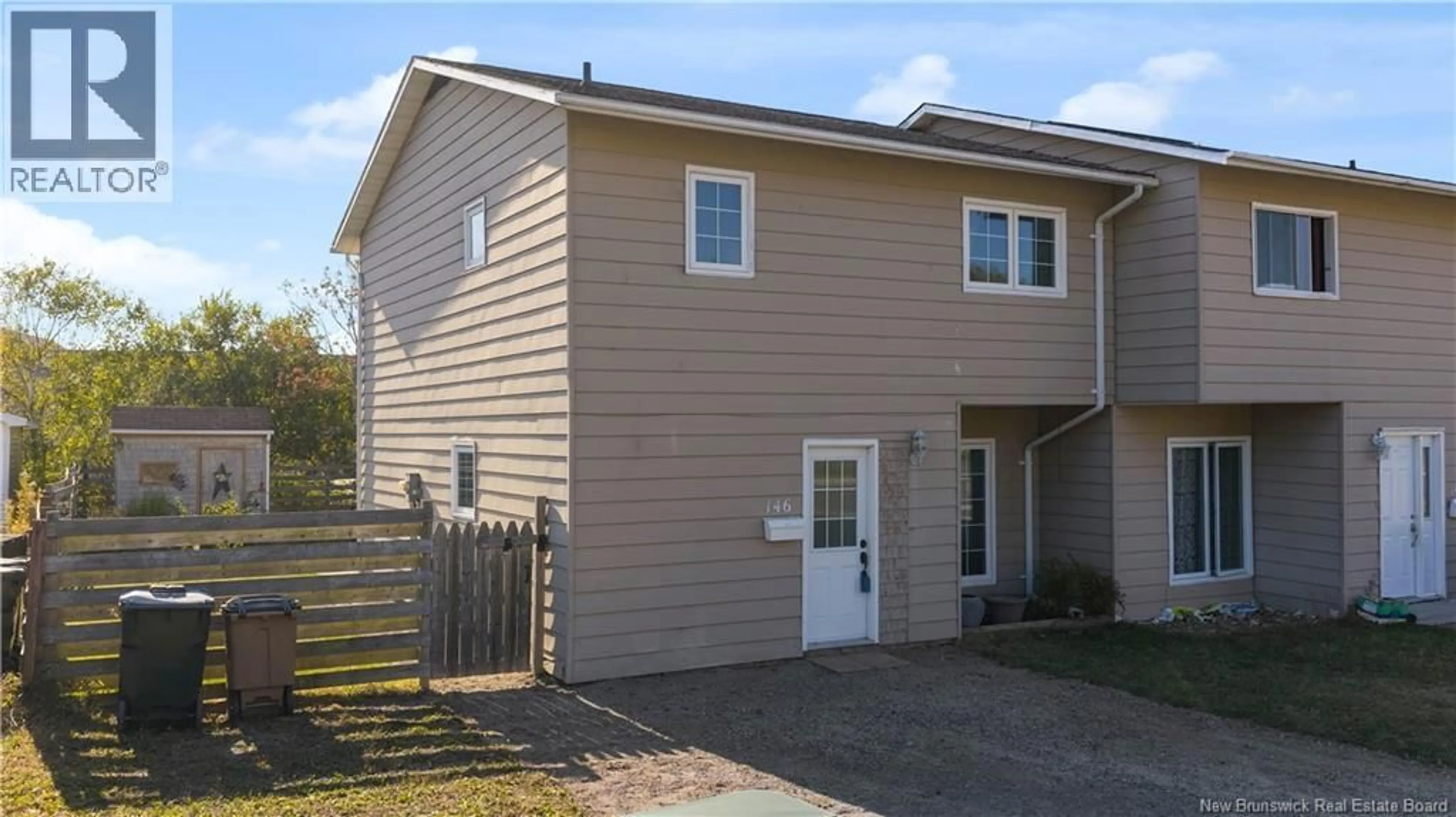 Home with vinyl exterior material, street for 146 WOODHAVEN DRIVE, Saint John New Brunswick E2K4N6