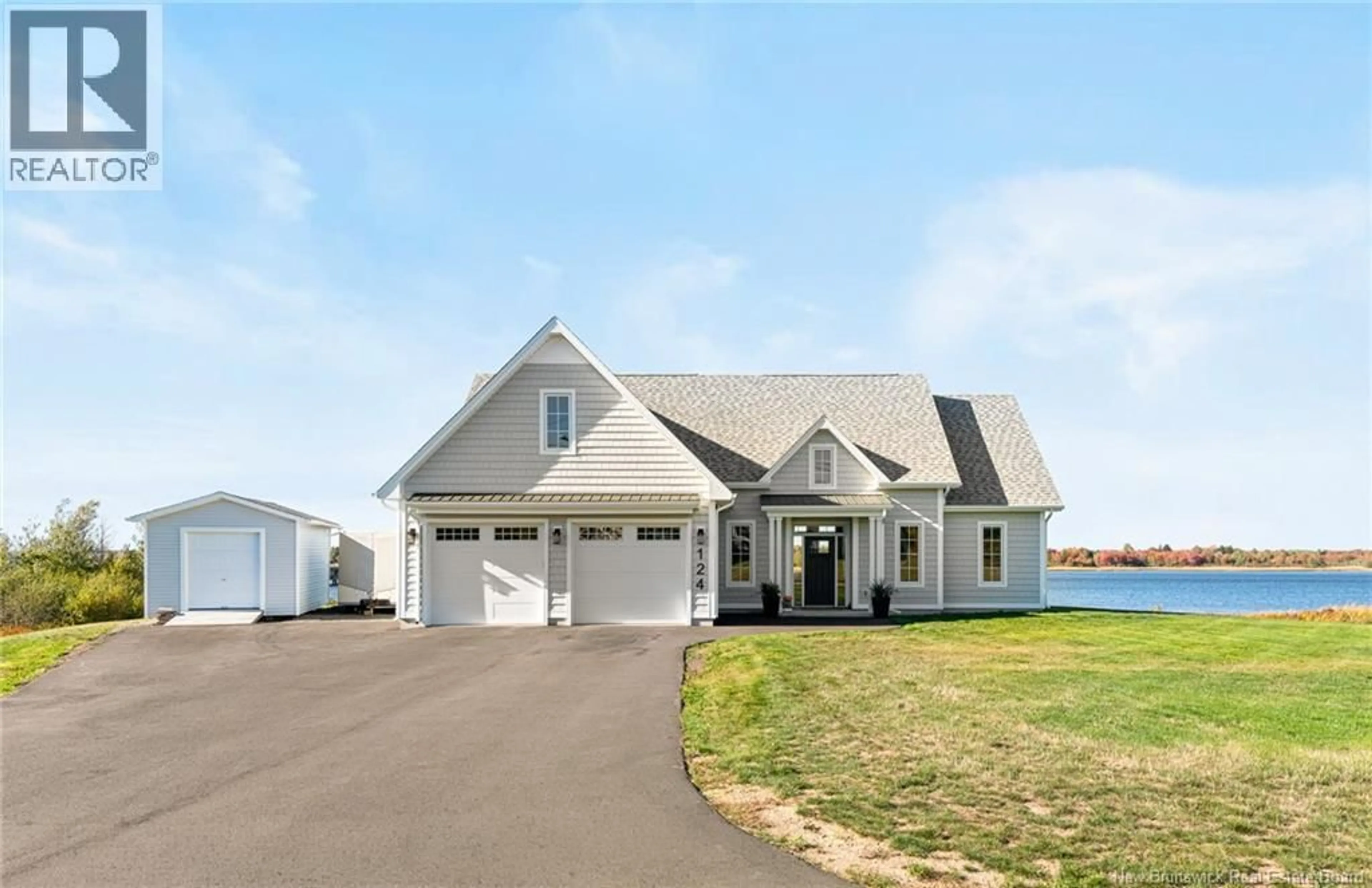 Home with vinyl exterior material, unknown for 124 RIV SUD ROAD, Cocagne New Brunswick E4R2W9