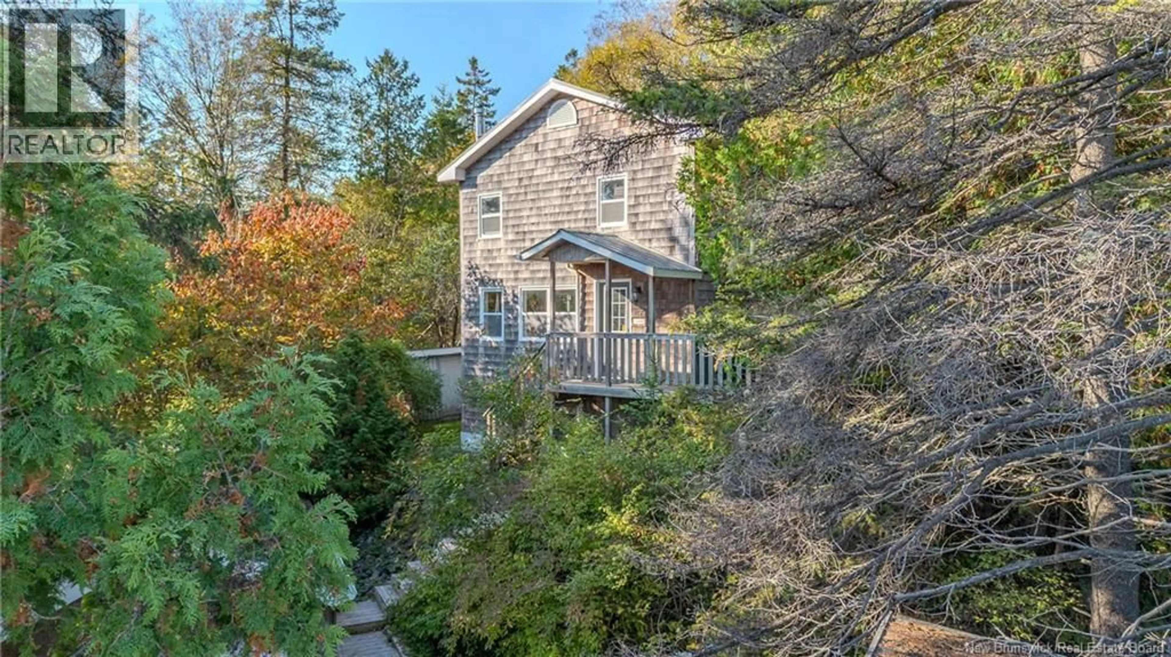 A pic from outside/outdoor area/front of a property/back of a property/a pic from drone, forest/trees view for 1179 ROTHESAY ROAD, Saint John New Brunswick E2H2H9