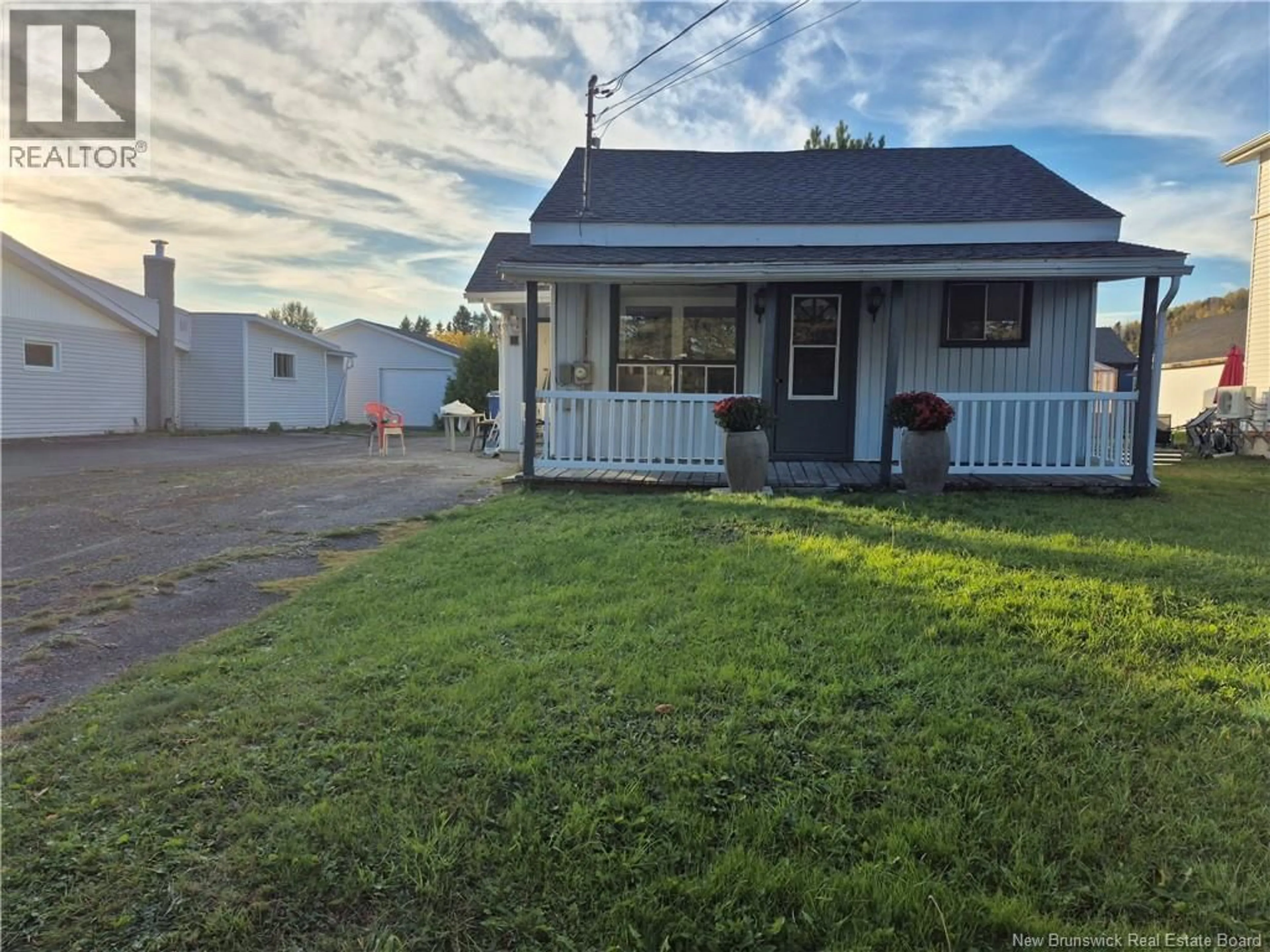A pic from outside/outdoor area/front of a property/back of a property/a pic from drone, street for 6 DAMASE STREET, Saint-Basile New Brunswick E7C1N6