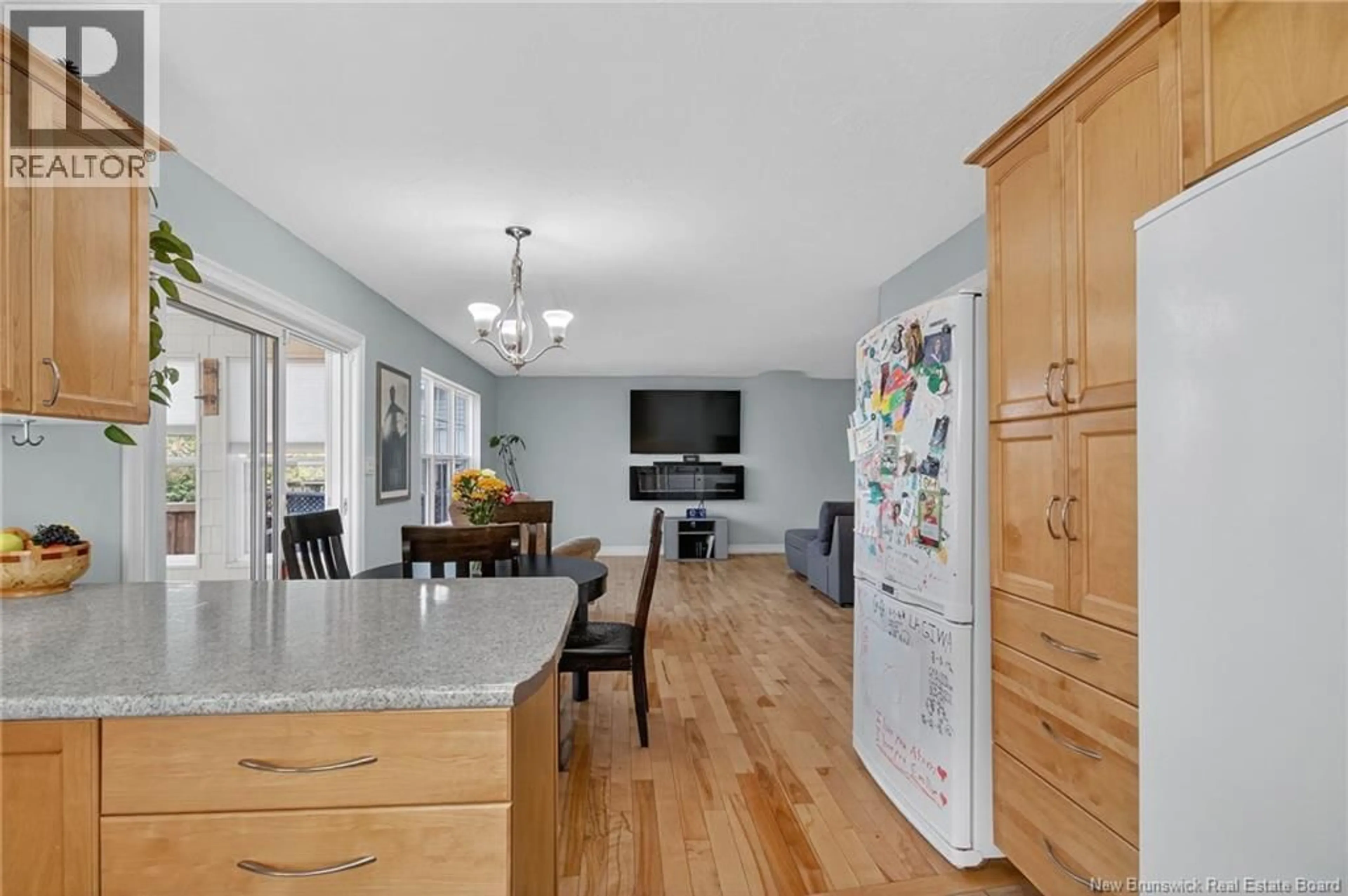 Open concept kitchen, wood/laminate floor for 11 WILSON ROAD, Riverview New Brunswick E1B2V9