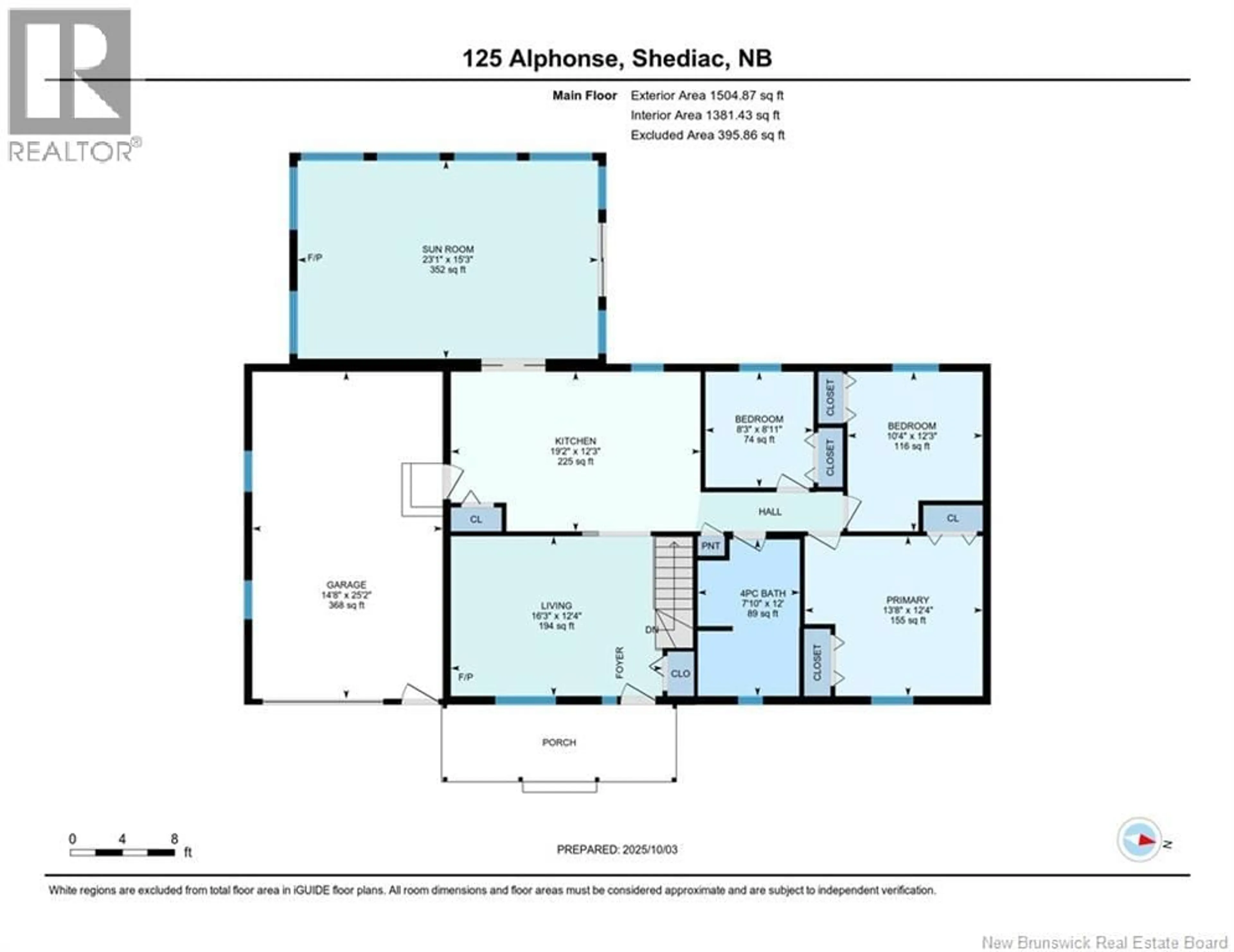 Floor plan for 125 ALPHONSE STREET, Shediac New Brunswick E4P1C9