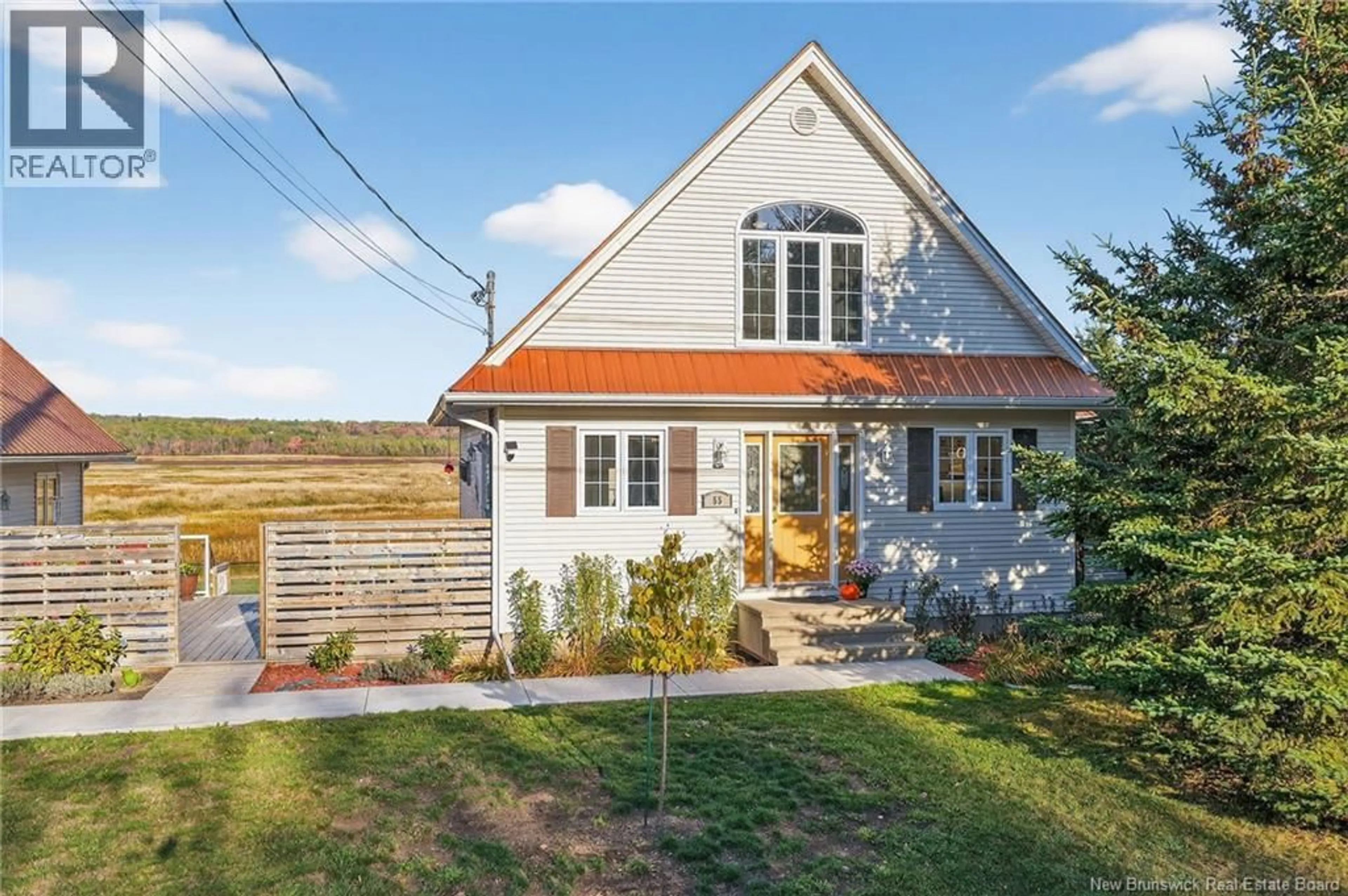 A pic from outside/outdoor area/front of a property/back of a property/a pic from drone, unknown for 55 MARCOMBE STREET, Lower Coverdale New Brunswick E1S1K2
