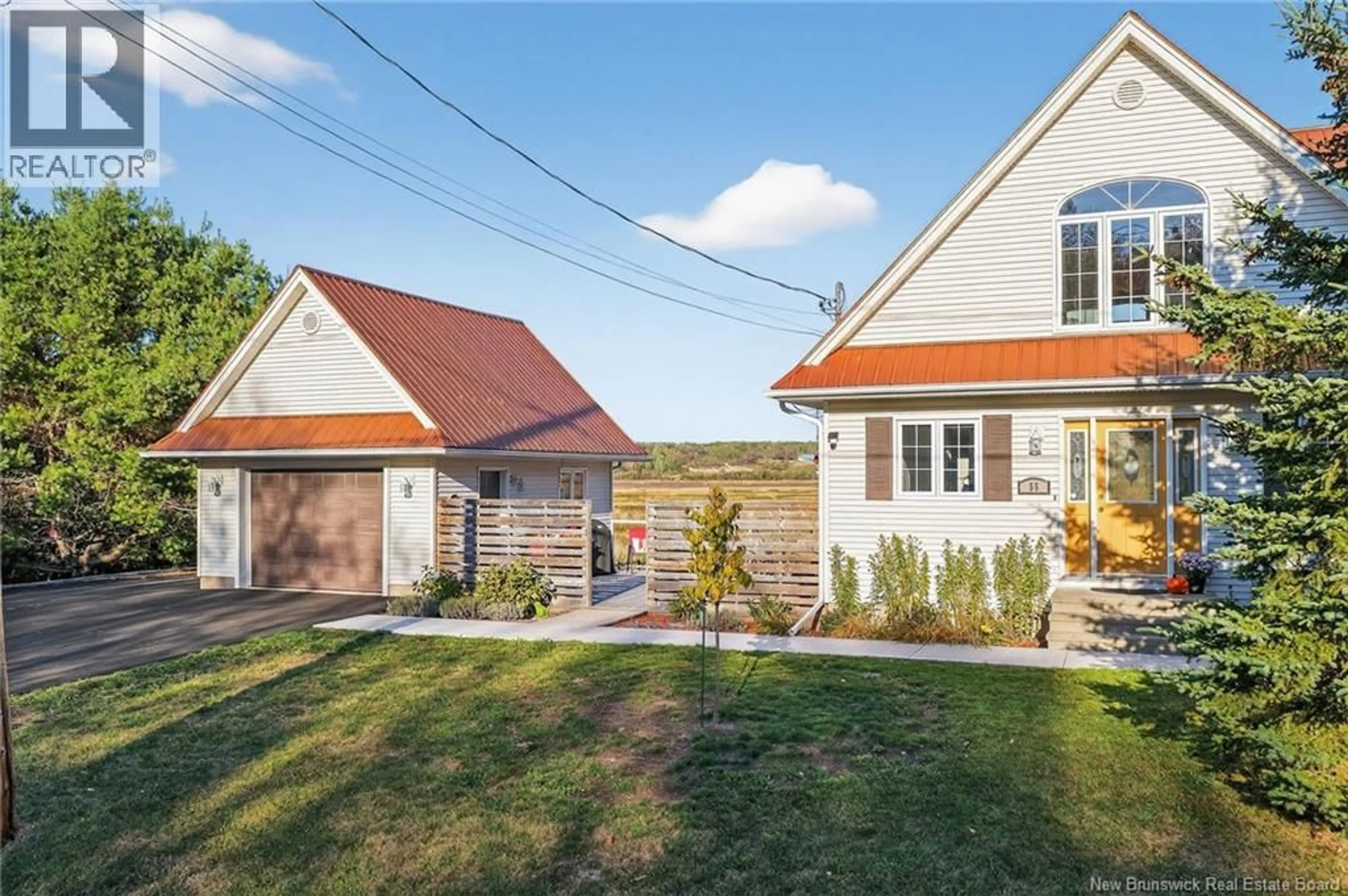 A pic from outside/outdoor area/front of a property/back of a property/a pic from drone, street for 55 MARCOMBE STREET, Lower Coverdale New Brunswick E1S1K2