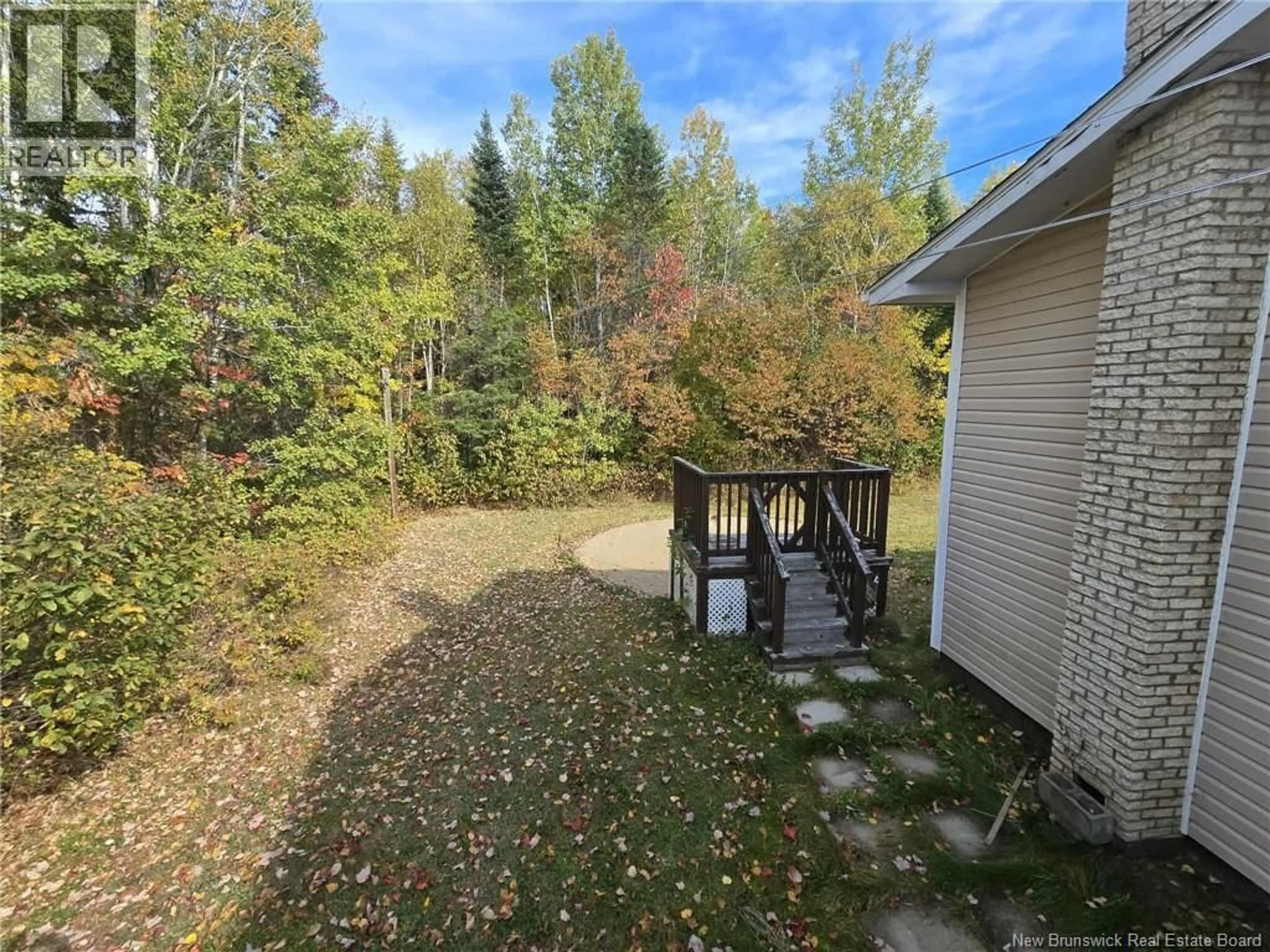 Patio, forest/trees view for 405 DE LA RIVIERE, Nigadoo New Brunswick E8K3W4