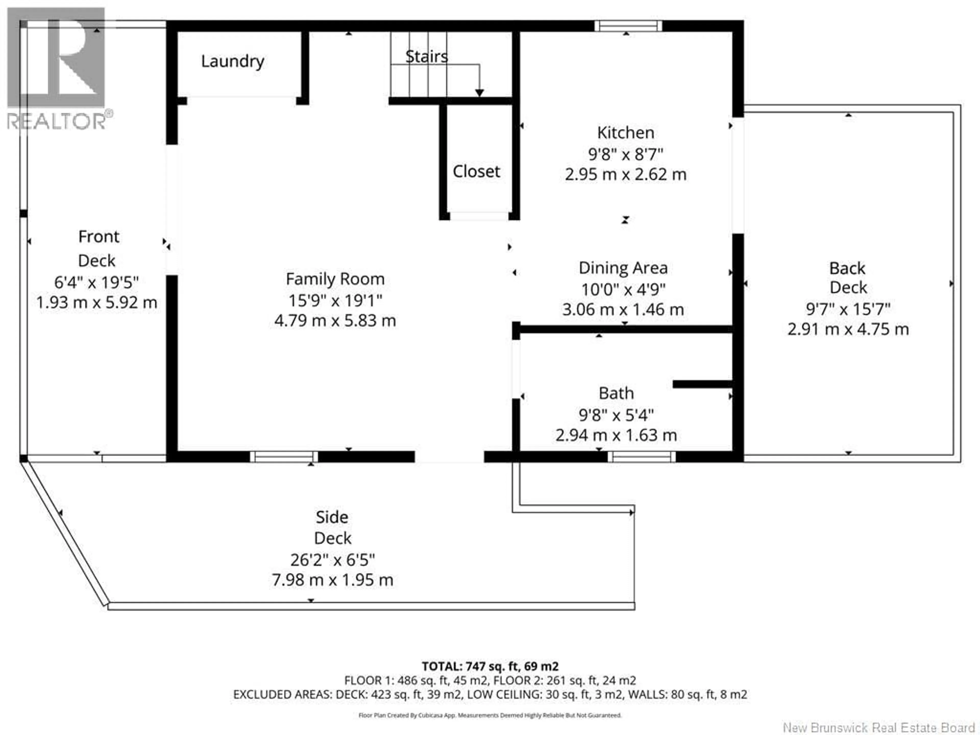 Floor plan for 165 FERGUSON STREET, Atholville New Brunswick E3N0A7