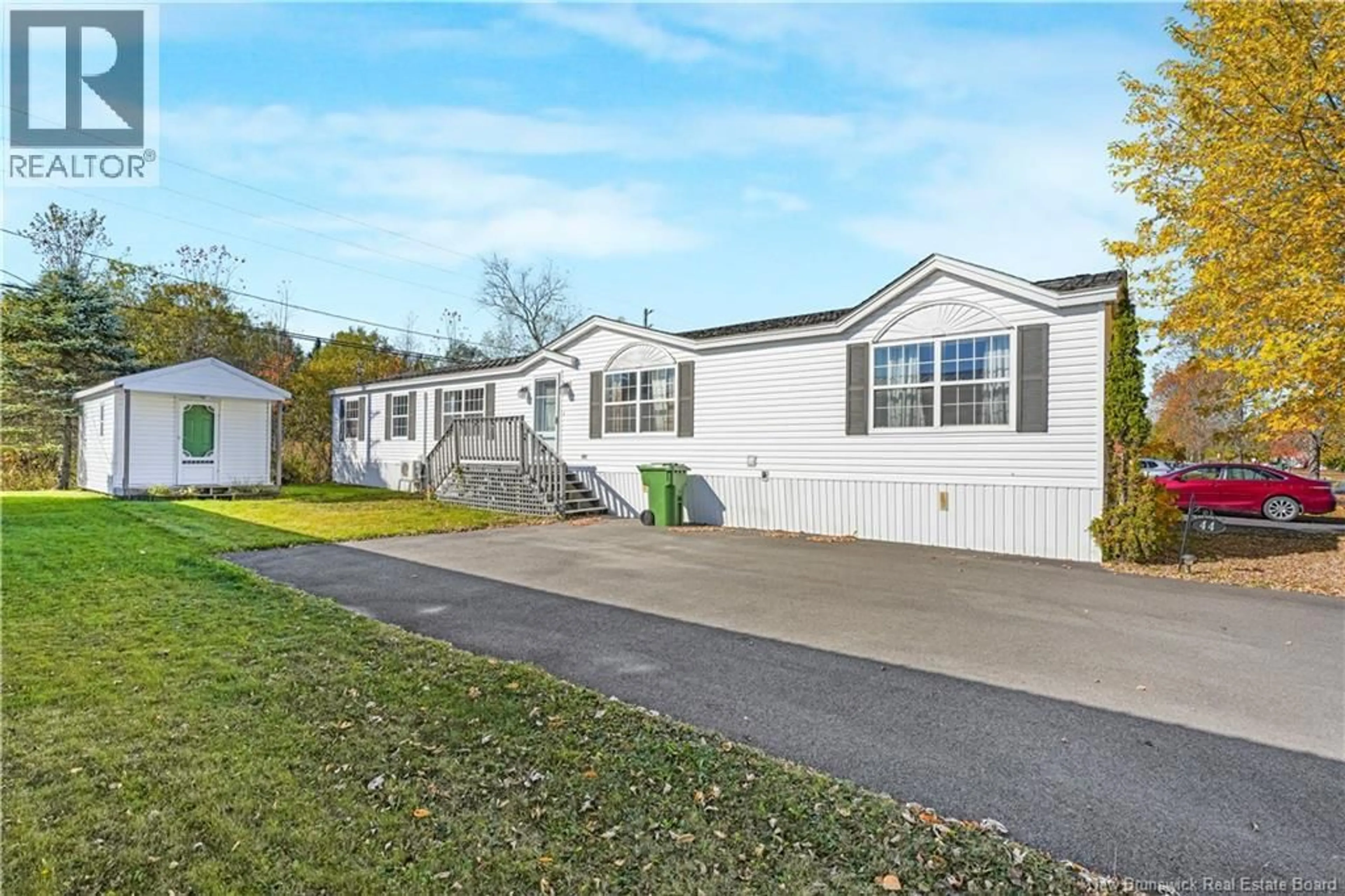 Home with vinyl exterior material, street for 44 JACOB STREET, Fredericton New Brunswick E3G0E1