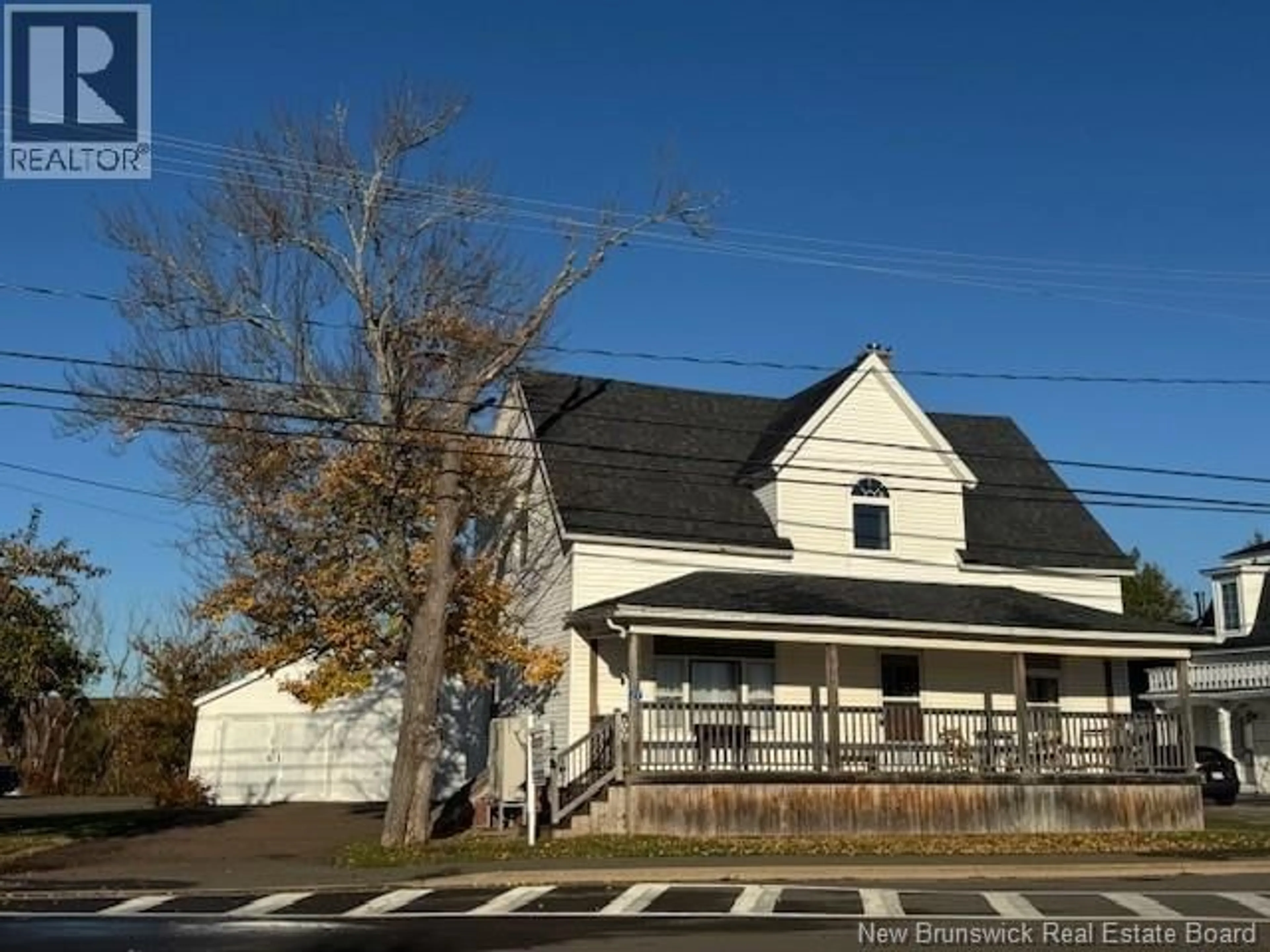 A pic from outside/outdoor area/front of a property/back of a property/a pic from drone, street for 27 RIVER ROAD, Petitcodiac New Brunswick E4Z4T4