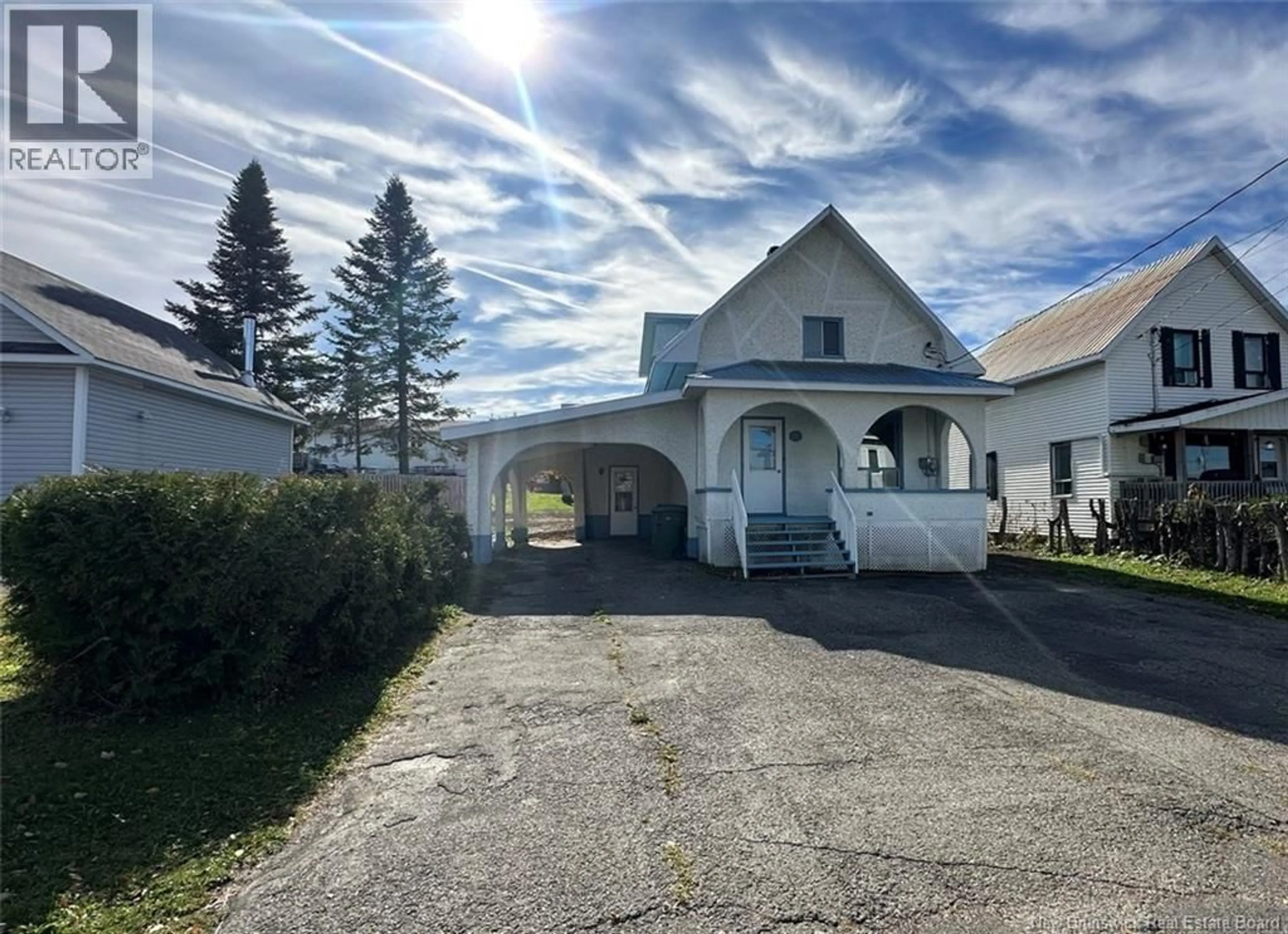 A pic from outside/outdoor area/front of a property/back of a property/a pic from drone, street for 5 LYNCH STREET, Saint-Quentin New Brunswick E8A1T2