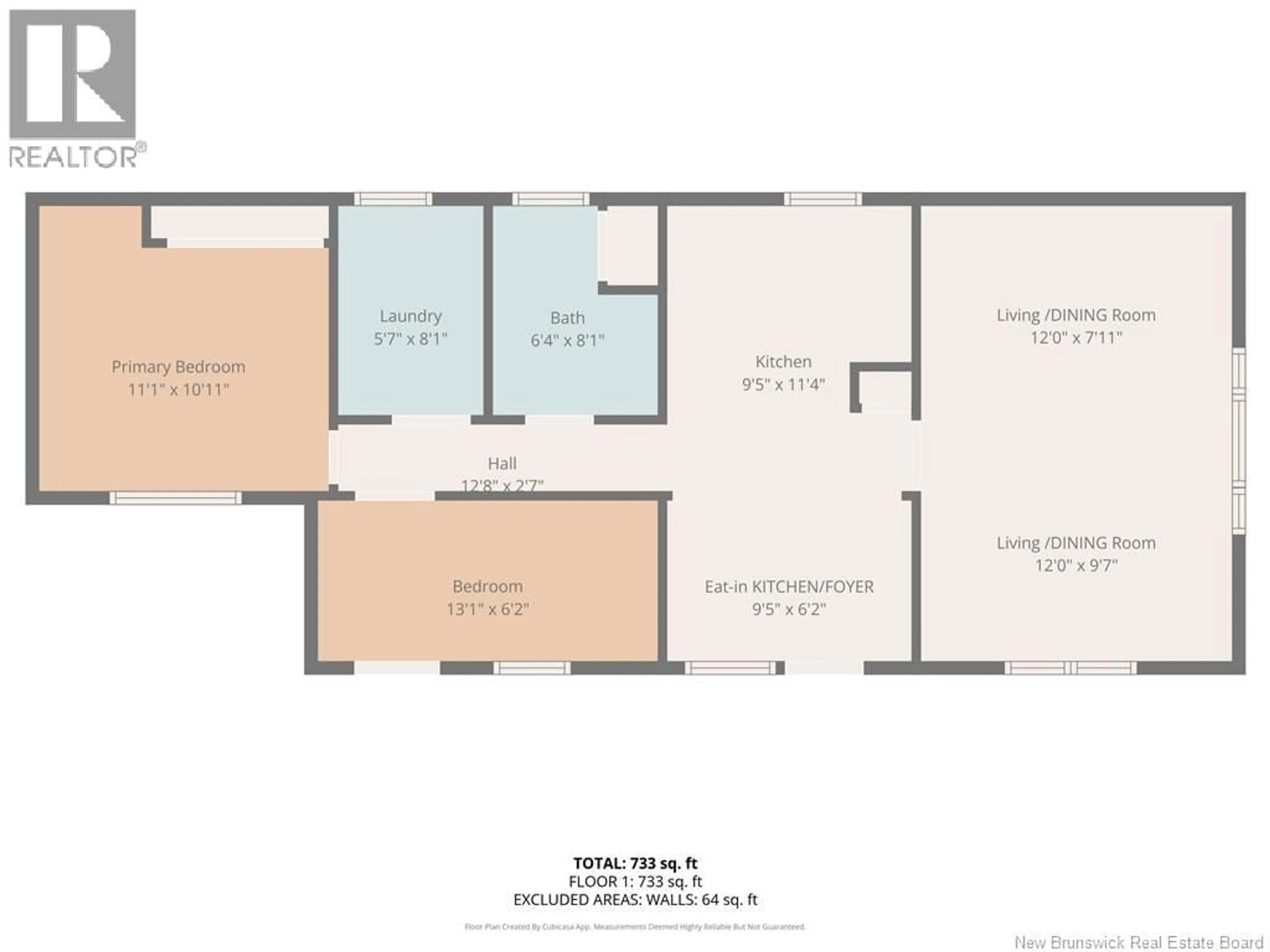 Floor plan for 14 MOUNTAIN VIEW, Campbellton New Brunswick E3N3K9
