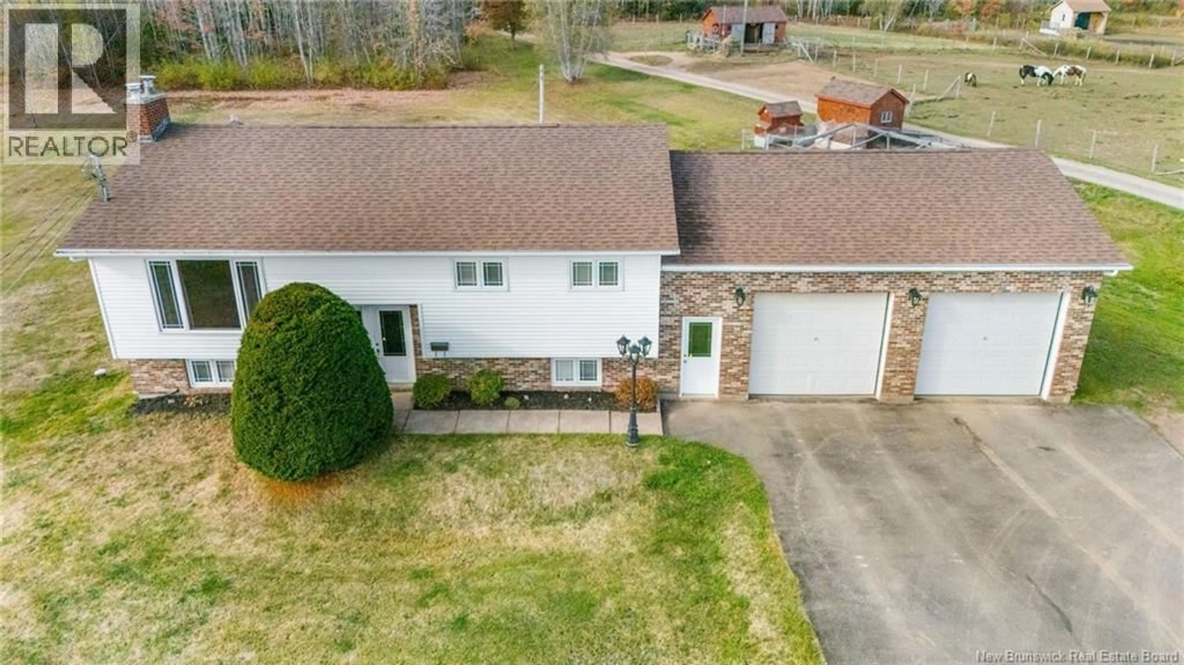 A pic from outside/outdoor area/front of a property/back of a property/a pic from drone, unknown for 4072 ROUTE 115, Notre-Dame New Brunswick E4V2J7