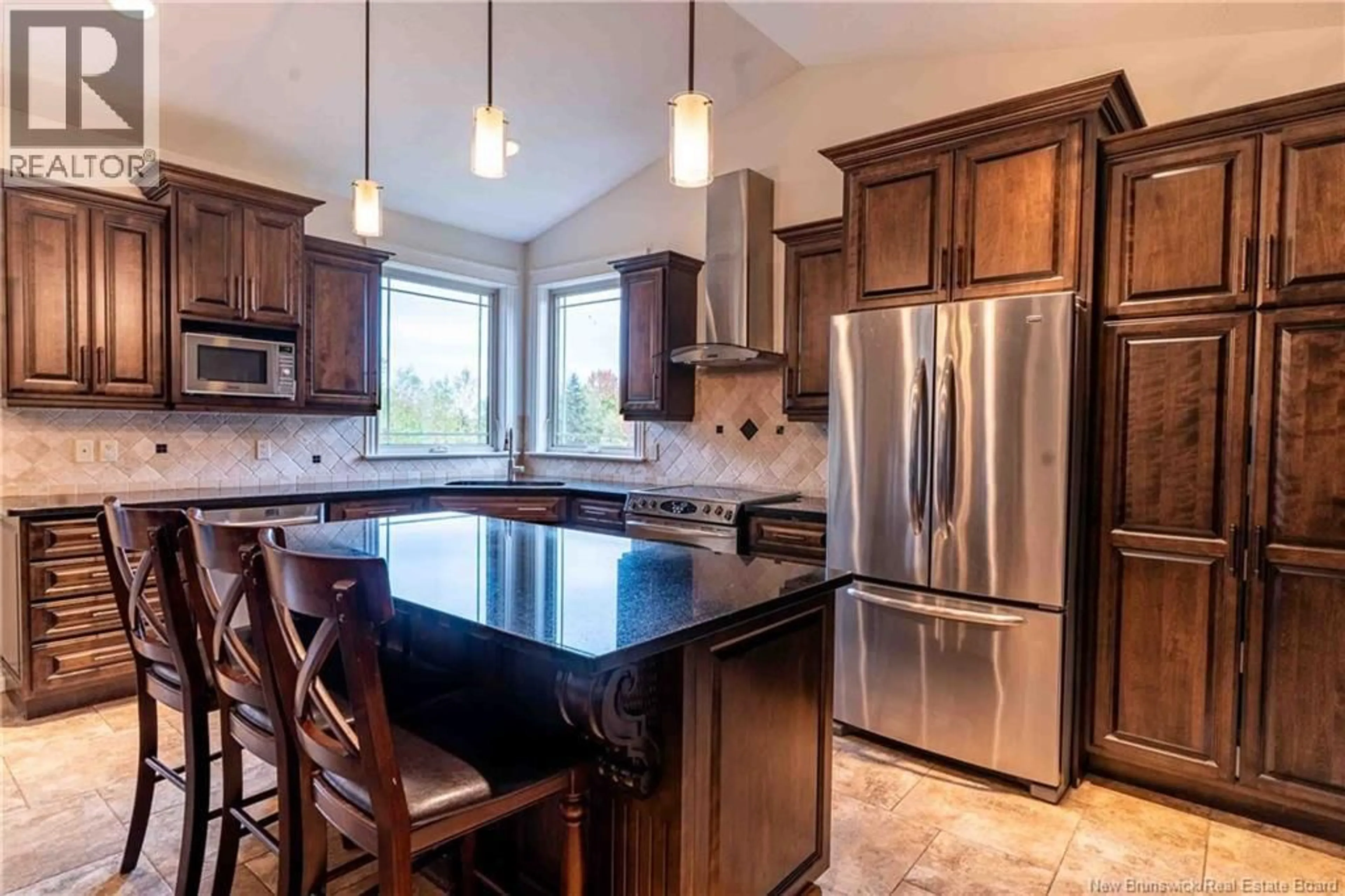 Open concept kitchen, ceramic/tile floor for 120 ANABELLE CRESCENT, Lutes Mountain New Brunswick E1G0R1