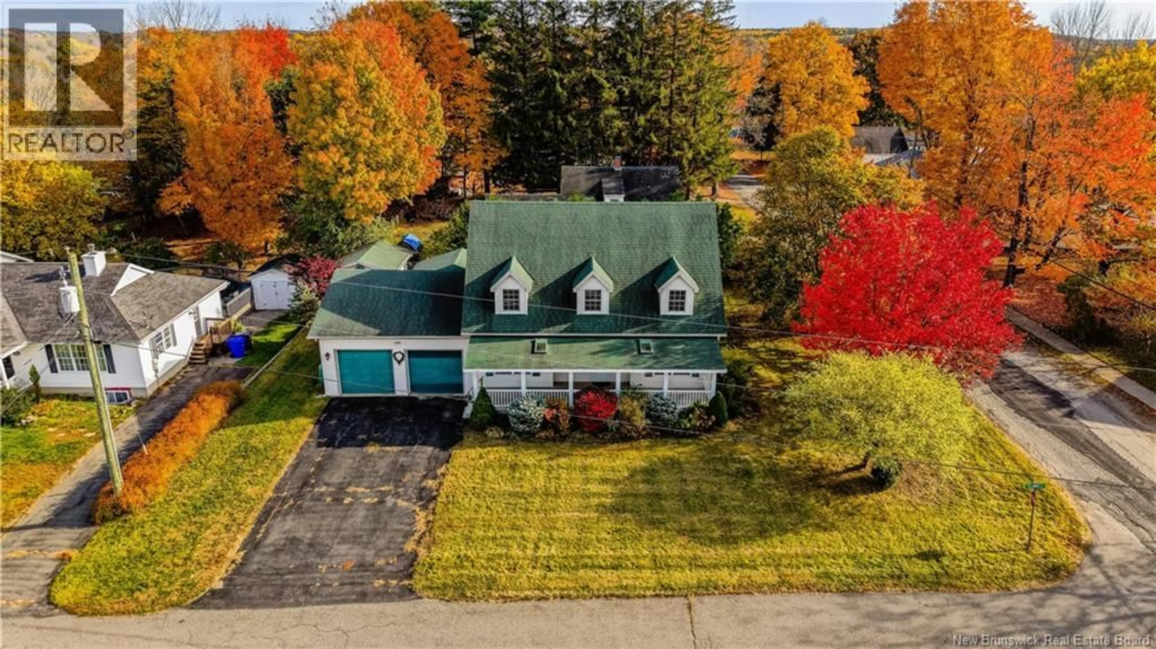 A pic from outside/outdoor area/front of a property/back of a property/a pic from drone, street for 1 CLARK COURT, St. Stephen New Brunswick E3L3E4