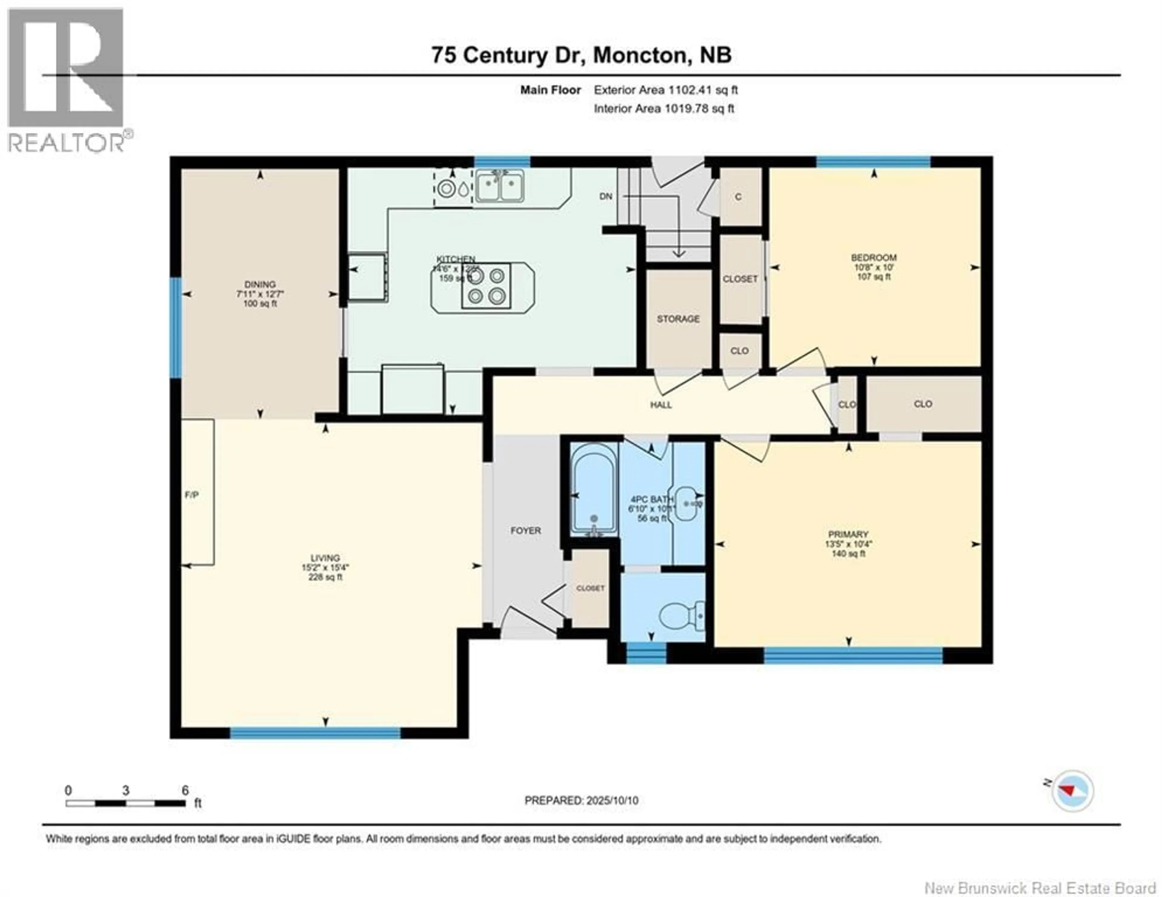 Floor plan for 75 CENTURY DRIVE, Moncton New Brunswick E1E2X8