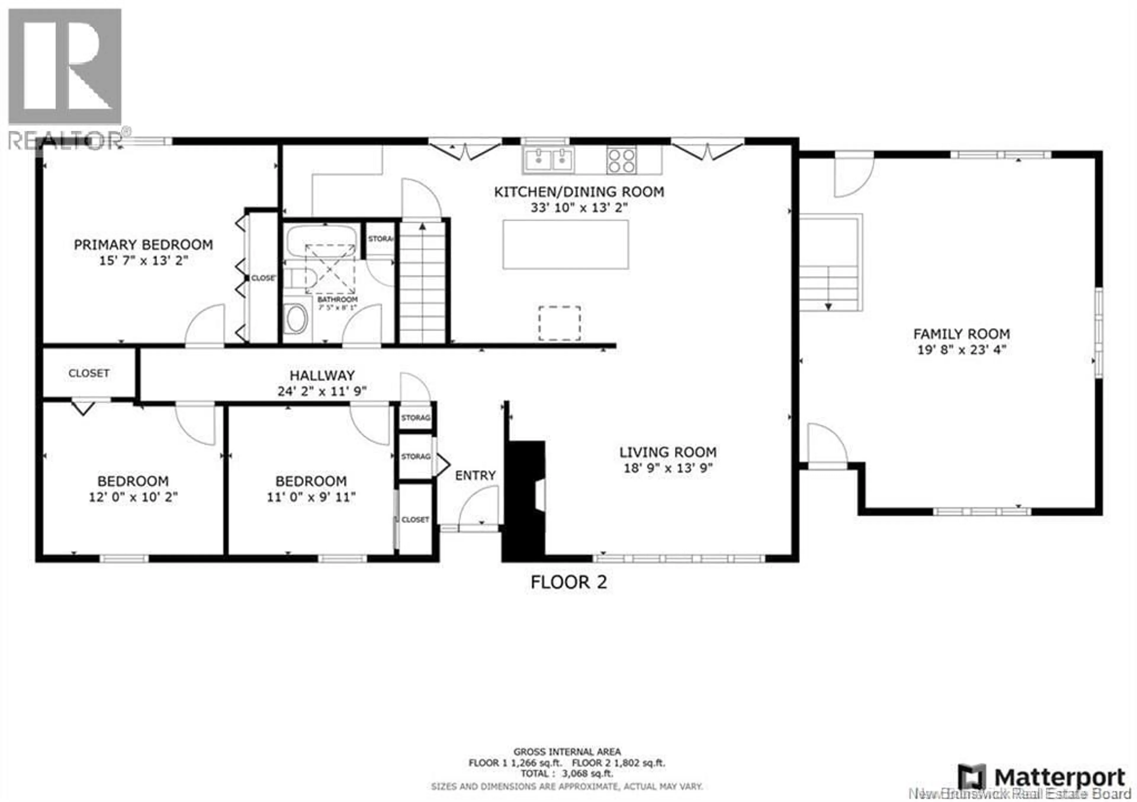 Floor plan for 75 CAP BRULE, Boudreau New Brunswick E4P6H8
