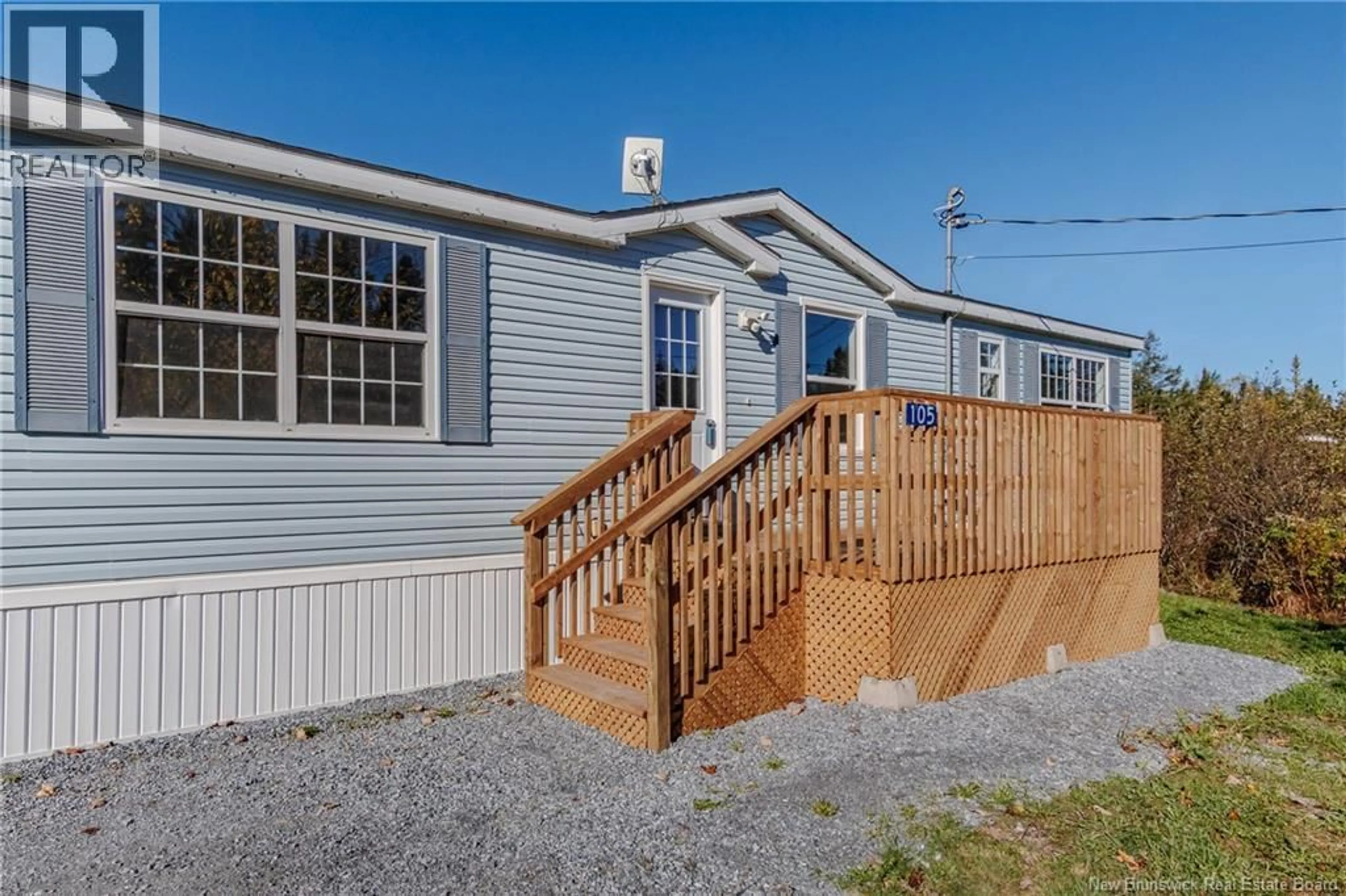 Home with vinyl exterior material, street for 105 WETMORE CREEK ROAD, Musquash New Brunswick E5J2L3