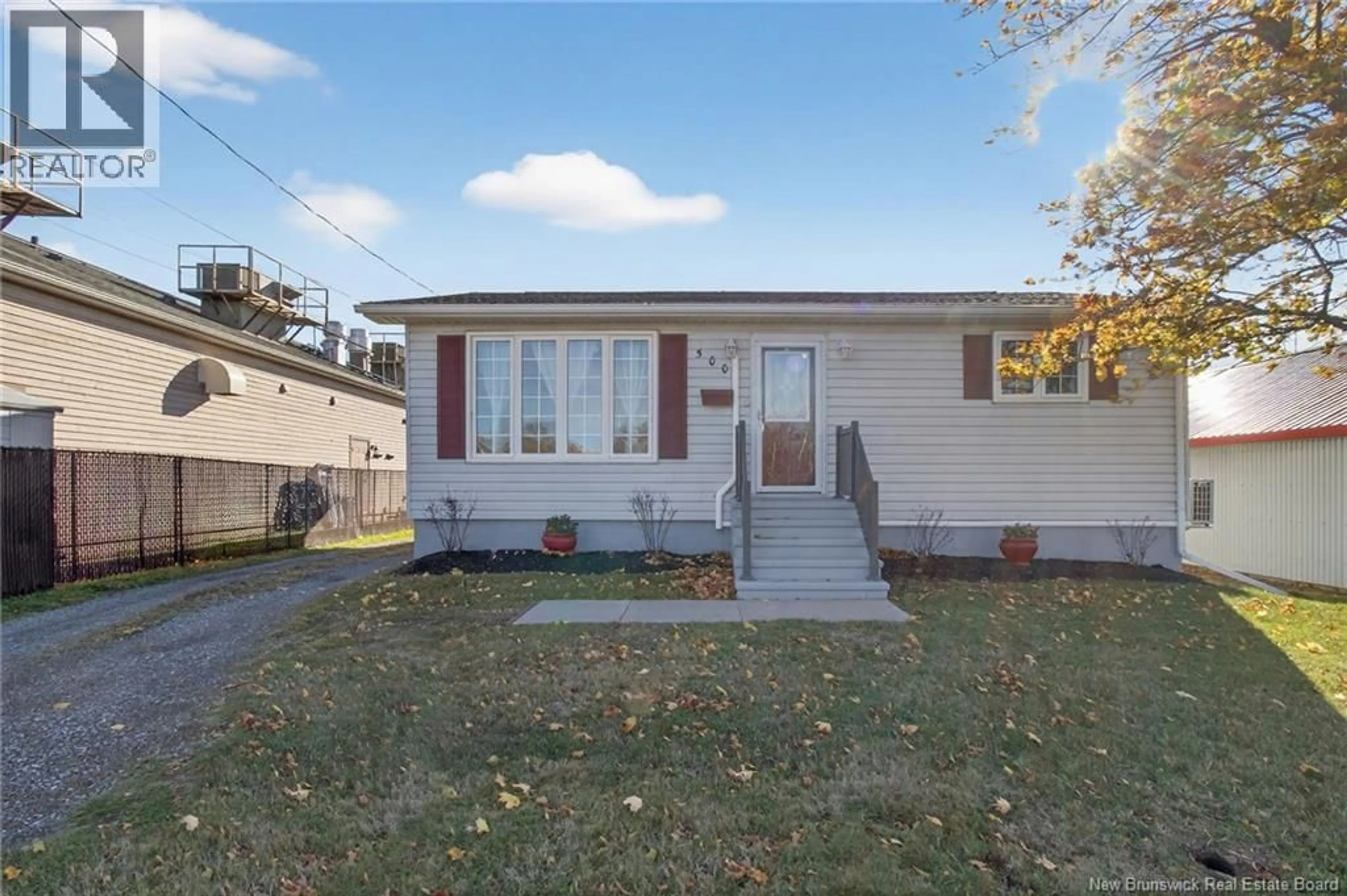 Home with vinyl exterior material, street for 500 CHAMPLAIN, Dieppe New Brunswick E1A1P4