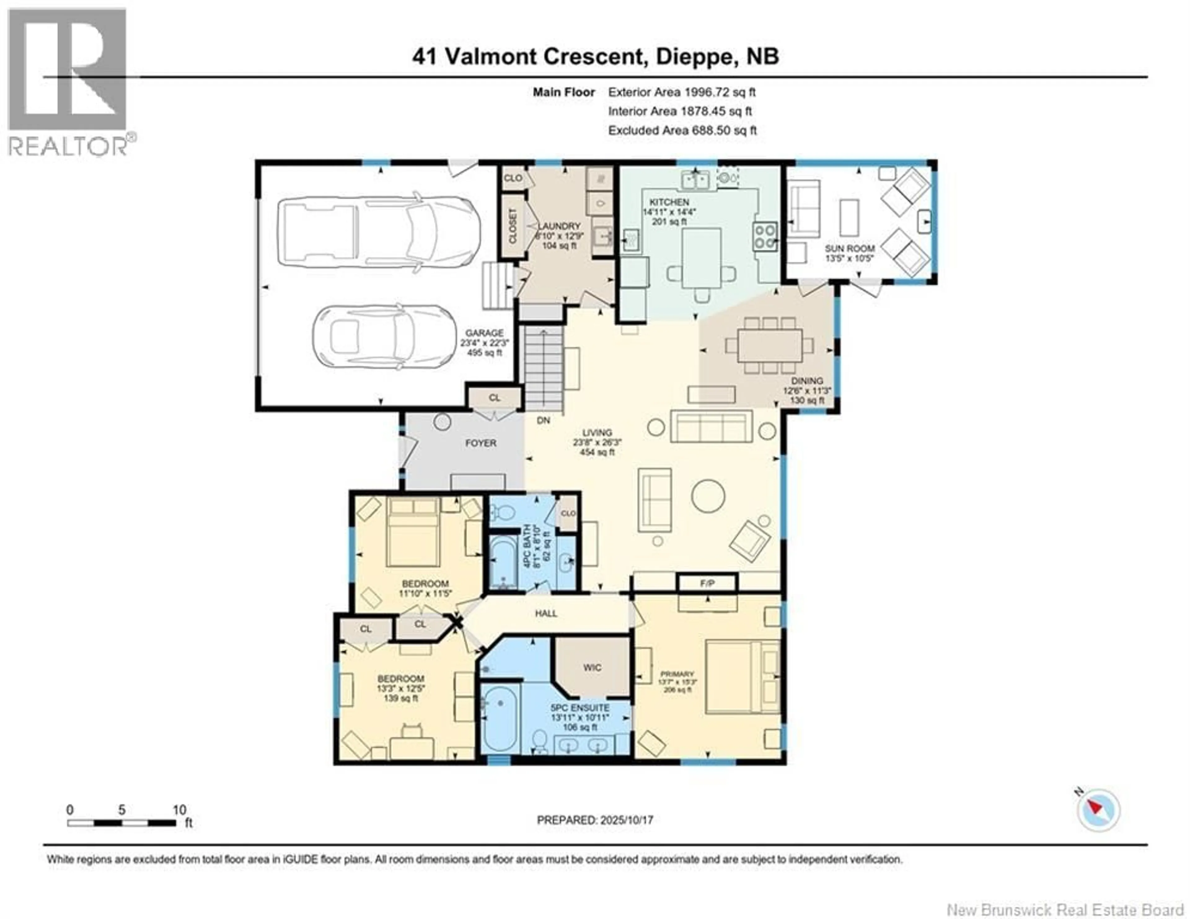 Floor plan for 41 VALMONT STREET, Dieppe New Brunswick E1A1H3