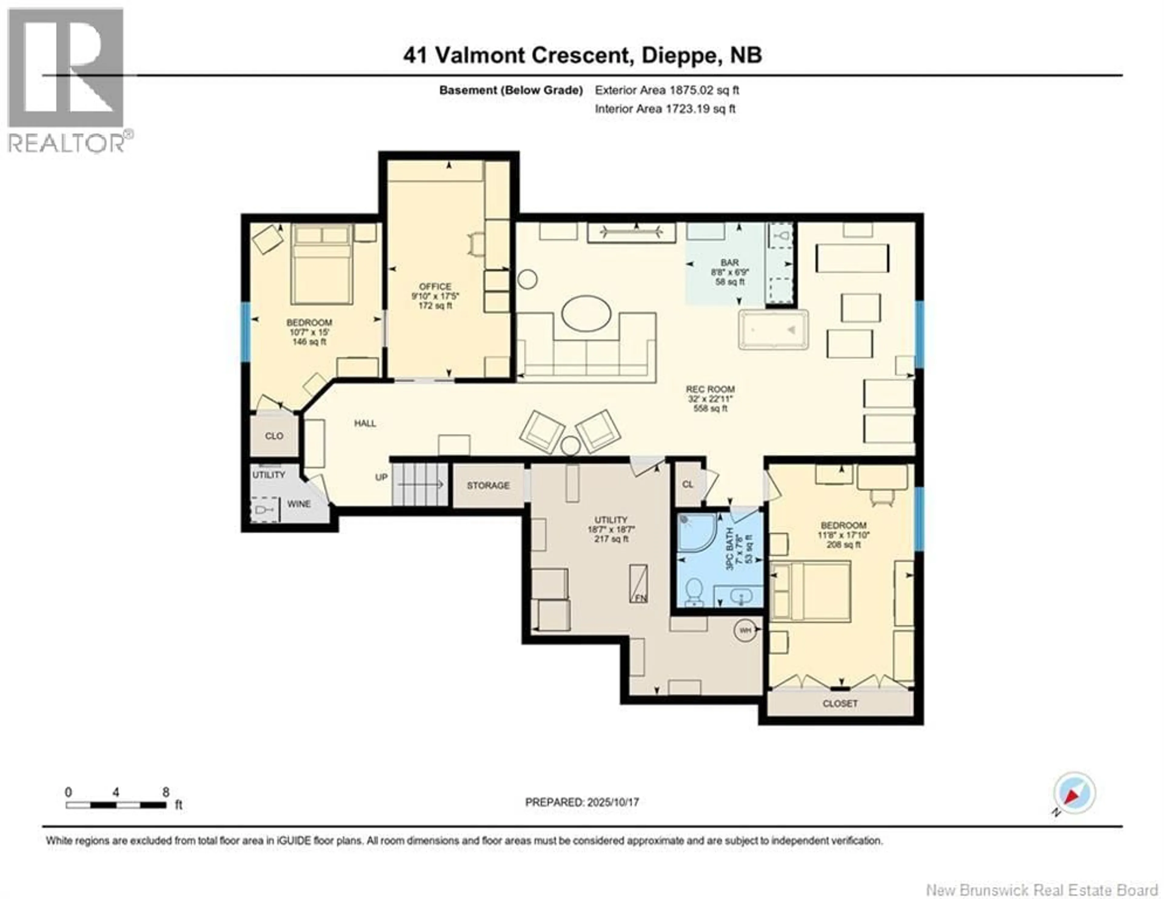 Floor plan for 41 VALMONT STREET, Dieppe New Brunswick E1A1H3