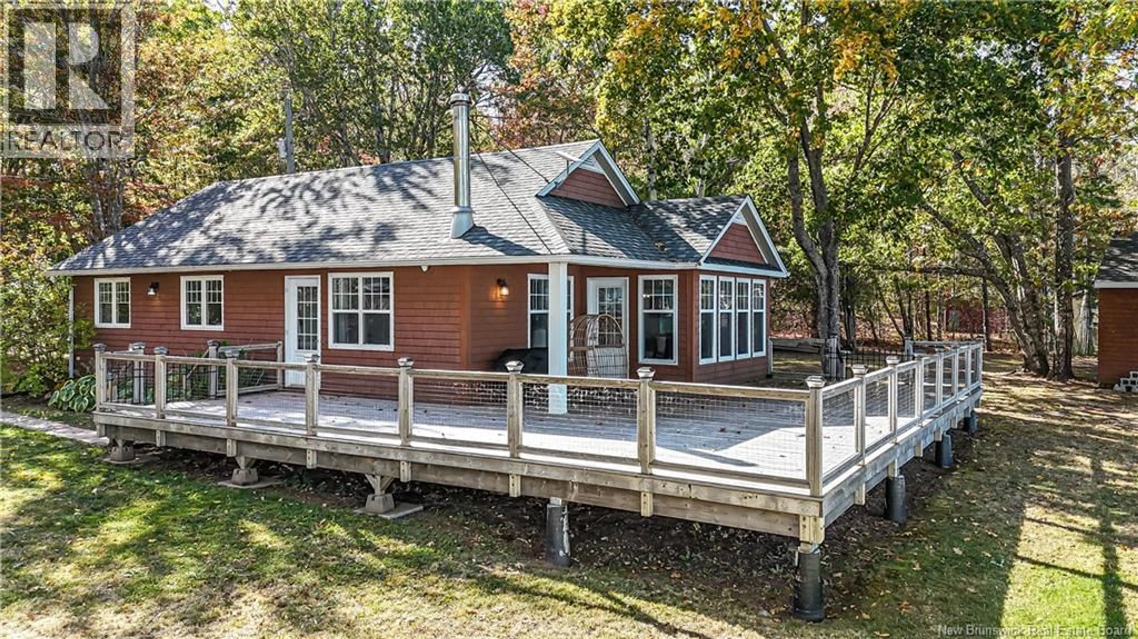 Home with vinyl exterior material, water/lake/river/ocean view for 63 LEWIS ROAD, Grand Lake New Brunswick E4C3V3