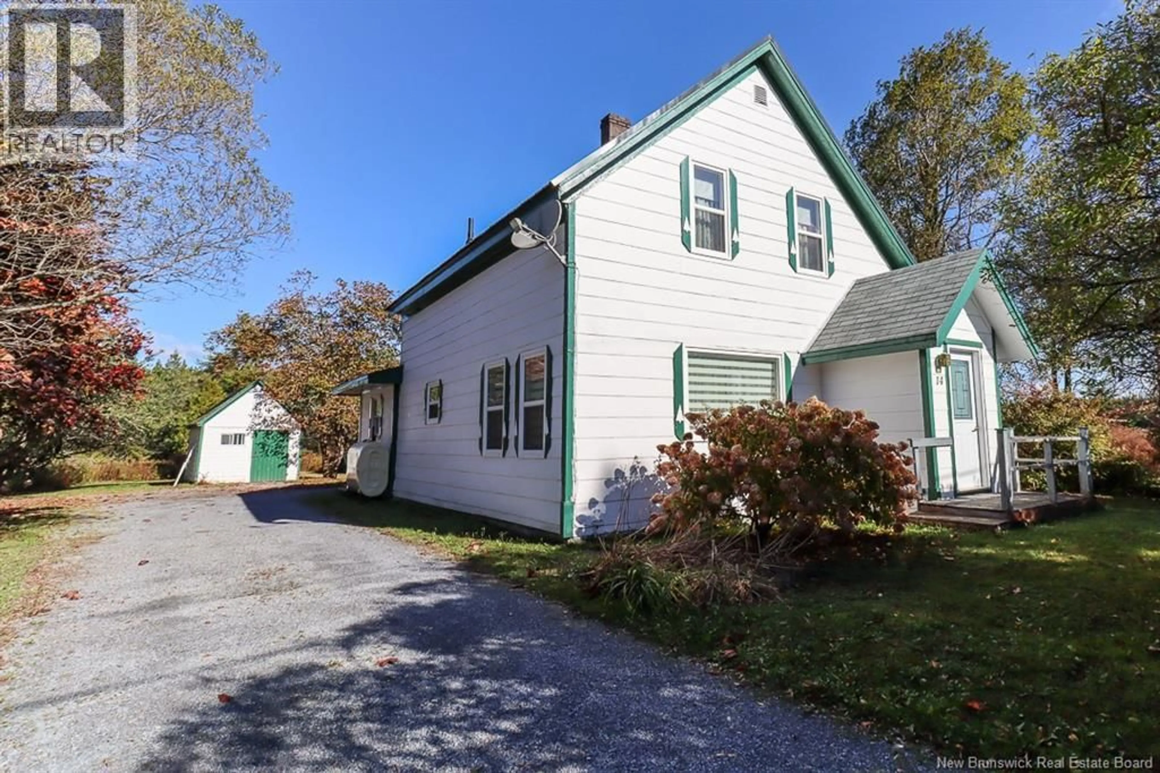 A pic from outside/outdoor area/front of a property/back of a property/a pic from drone, street for 14 OLD BLACK RIVER ROAD, Black River New Brunswick E2S1Z1