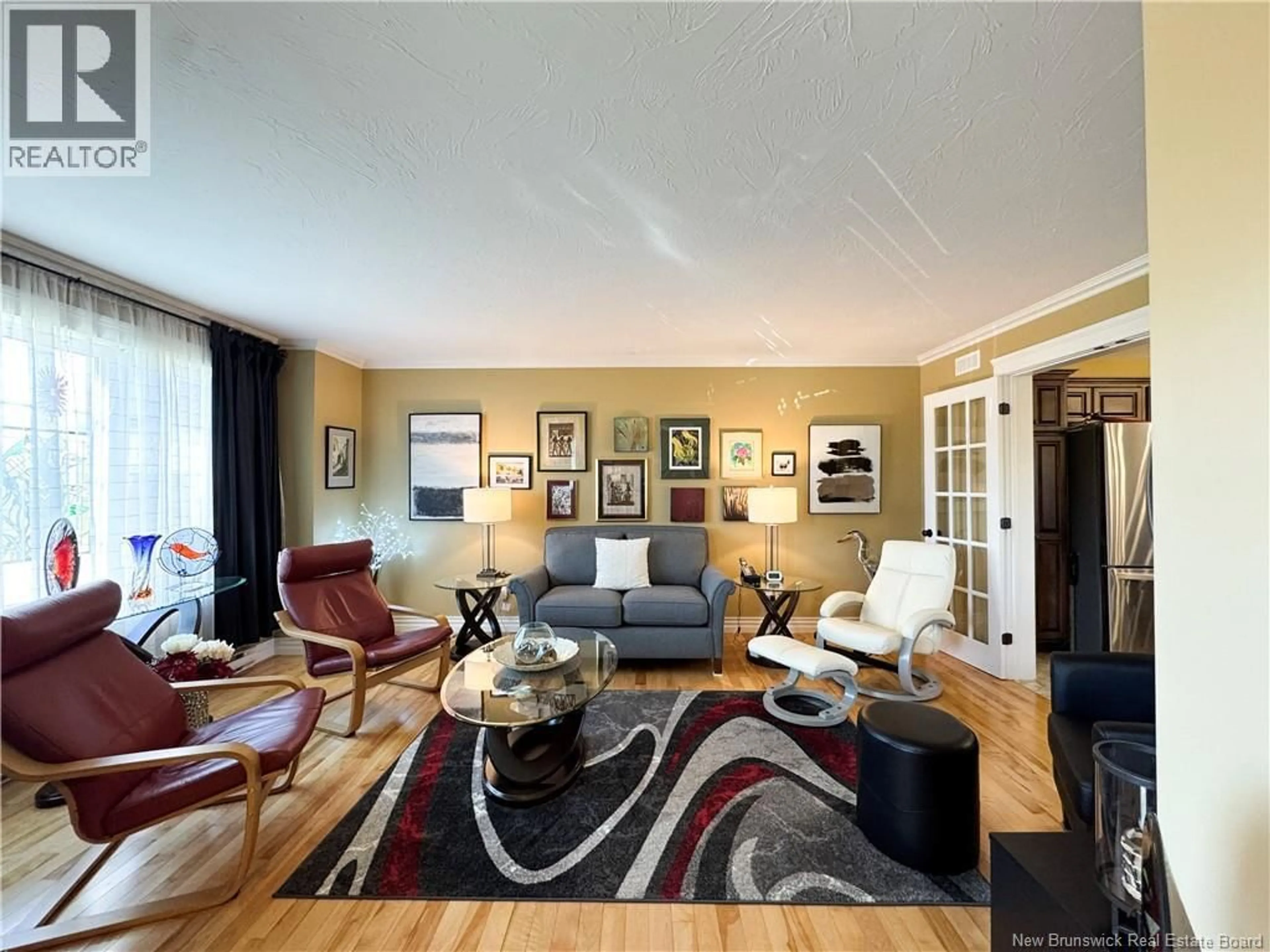 Living room with furniture, wood/laminate floor for 110 MADRID STREET, Riverview New Brunswick E1B0G5