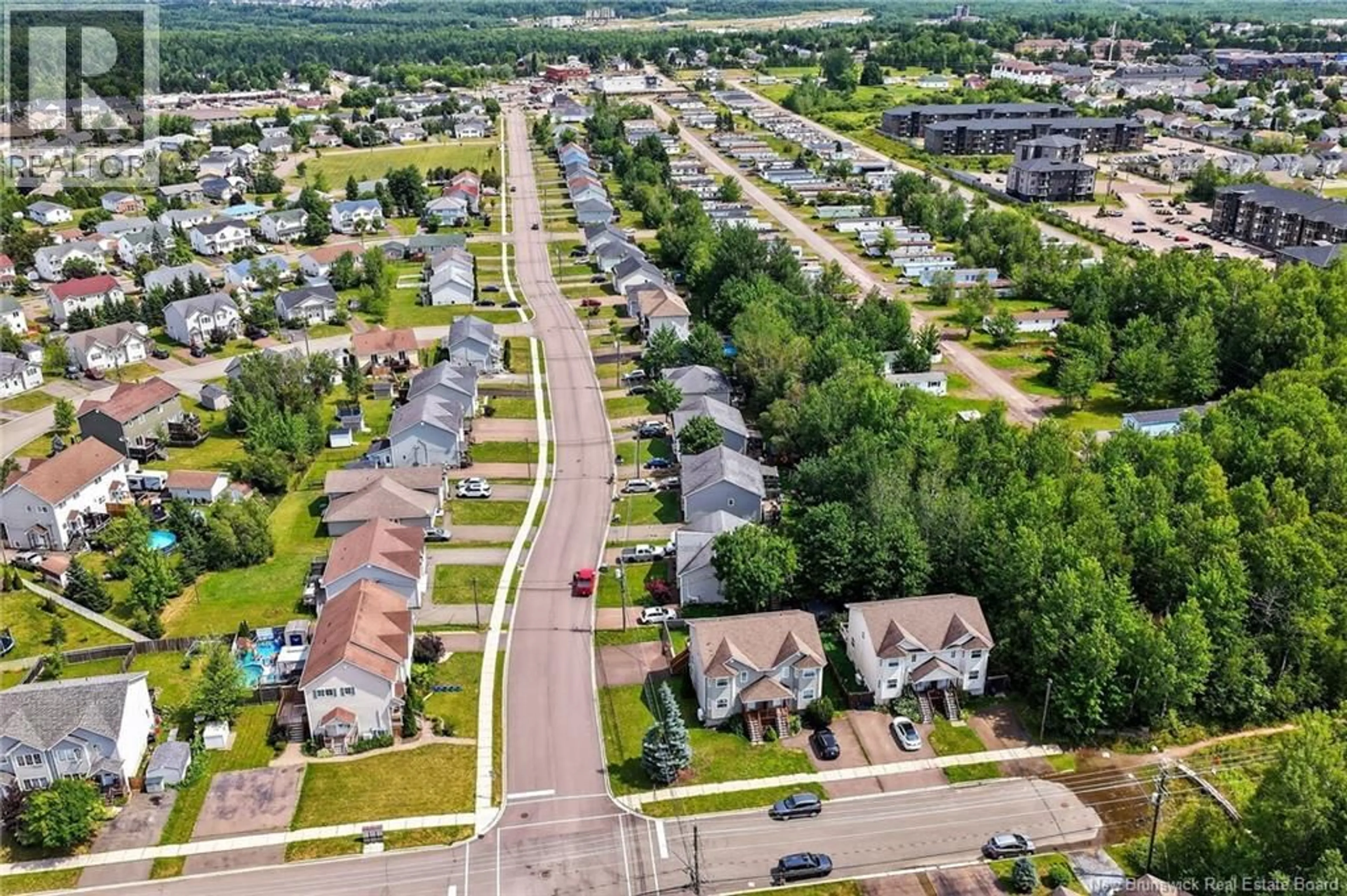 A pic from outside/outdoor area/front of a property/back of a property/a pic from drone, street for 217 GLENCAIRN DRIVE, Moncton New Brunswick E1G5N9