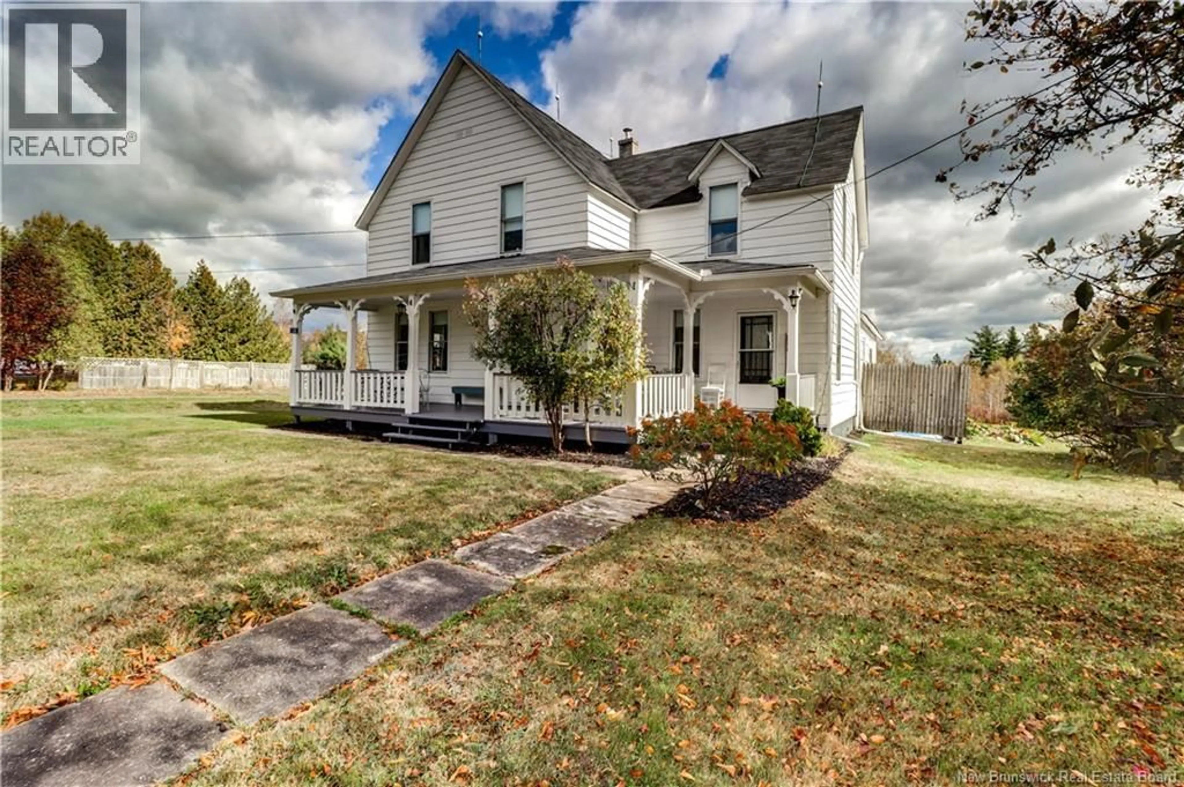 Home with vinyl exterior material, street for 136 LILLOETT DRIVE, Chipman New Brunswick E4A1V7