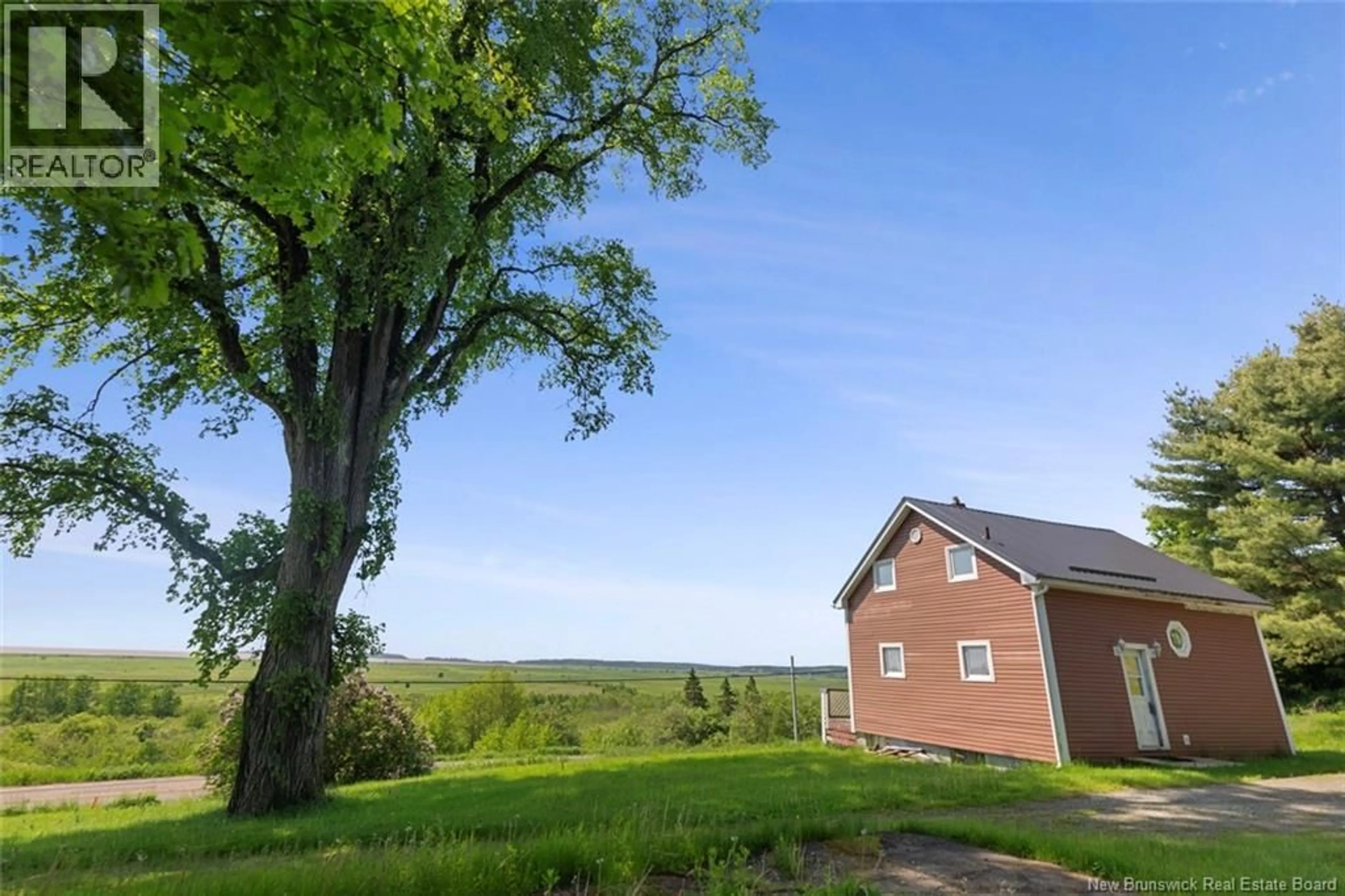 A pic from outside/outdoor area/front of a property/back of a property/a pic from drone, mountain view for 5220 ROUTE 114, Hopewell Hill New Brunswick E4H3N3
