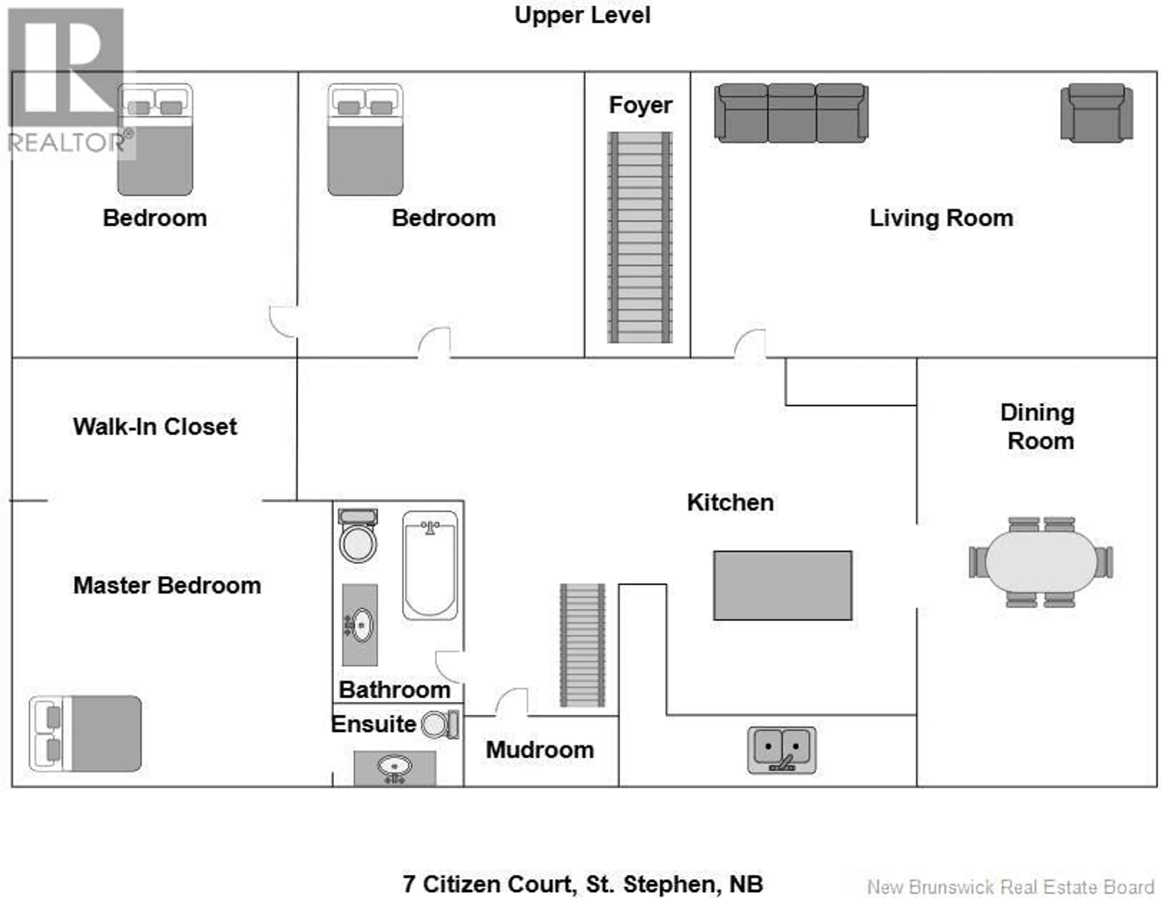 Floor plan for 7 CITIZENS COURT, St. Stephen New Brunswick E3L3C5
