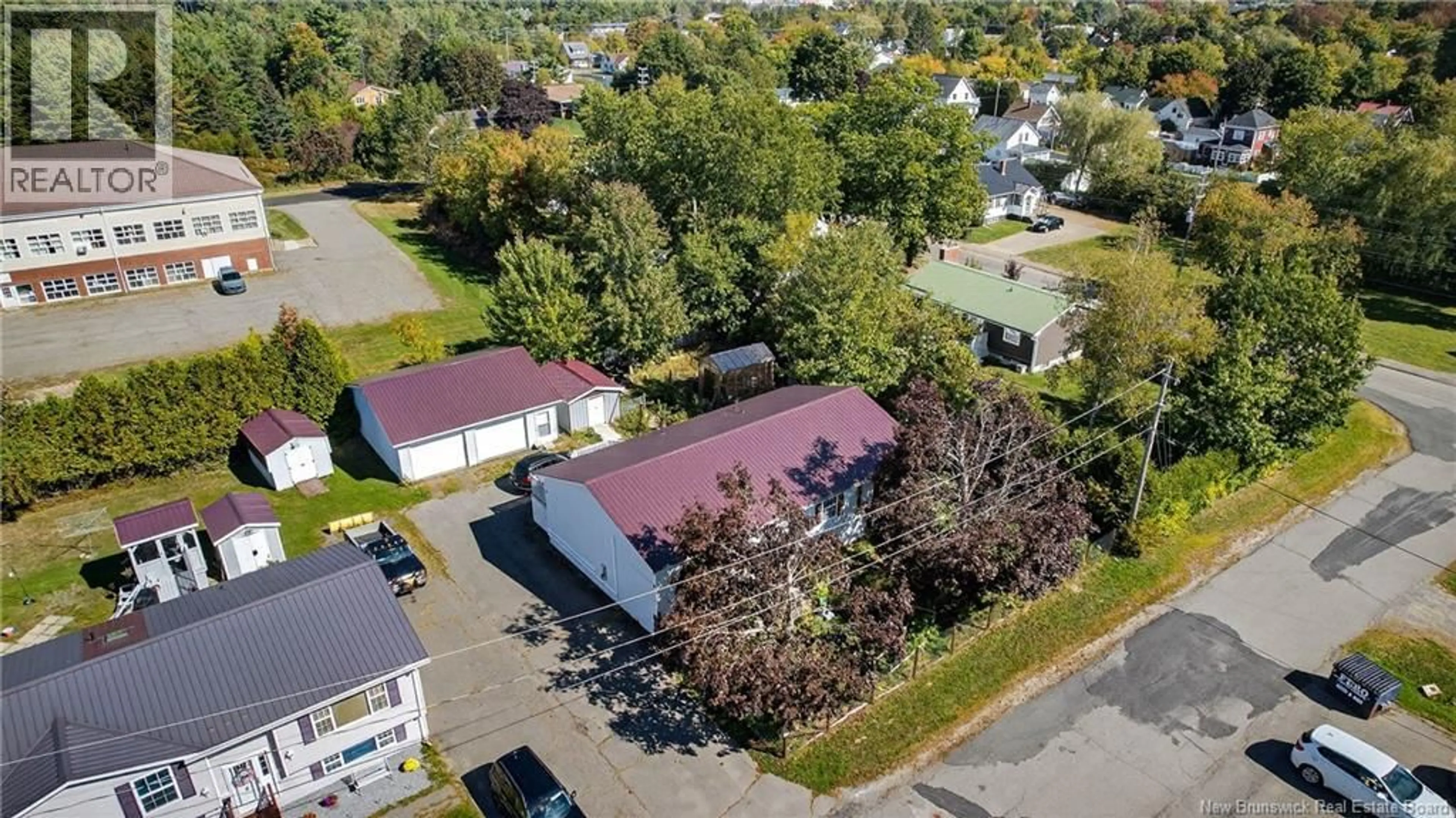 A pic from outside/outdoor area/front of a property/back of a property/a pic from drone, street for 7 CITIZENS COURT, St. Stephen New Brunswick E3L3C5