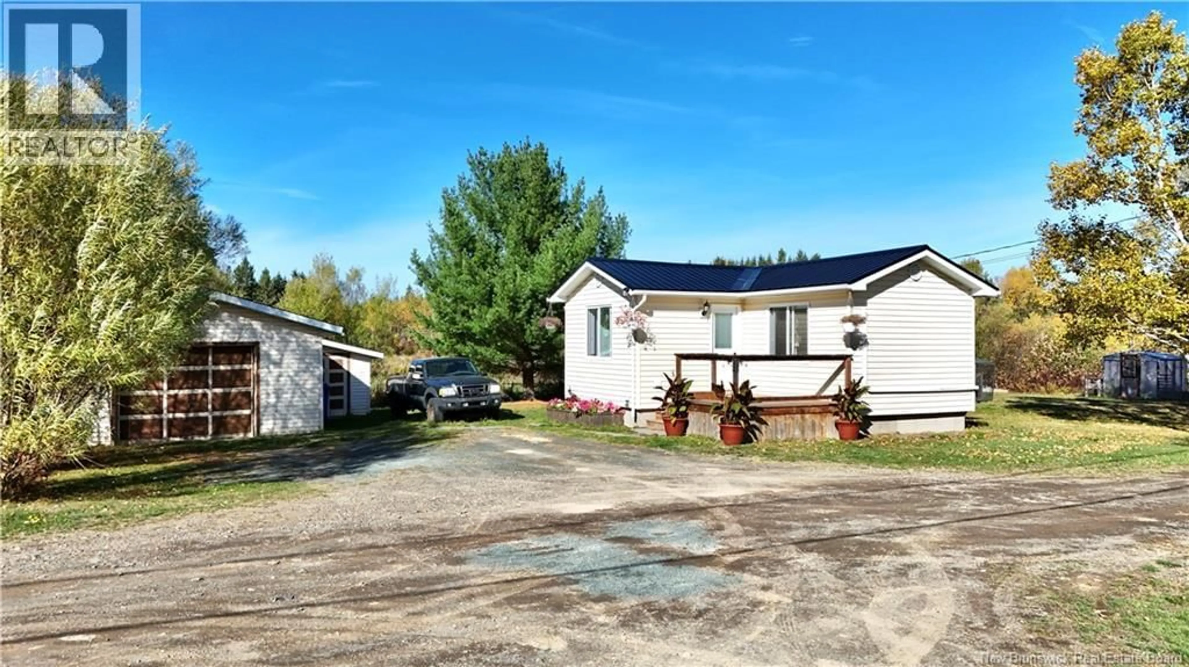 A pic from outside/outdoor area/front of a property/back of a property/a pic from drone, street for 1342 CHRISTIE ROAD, Robertville New Brunswick E8K2S2