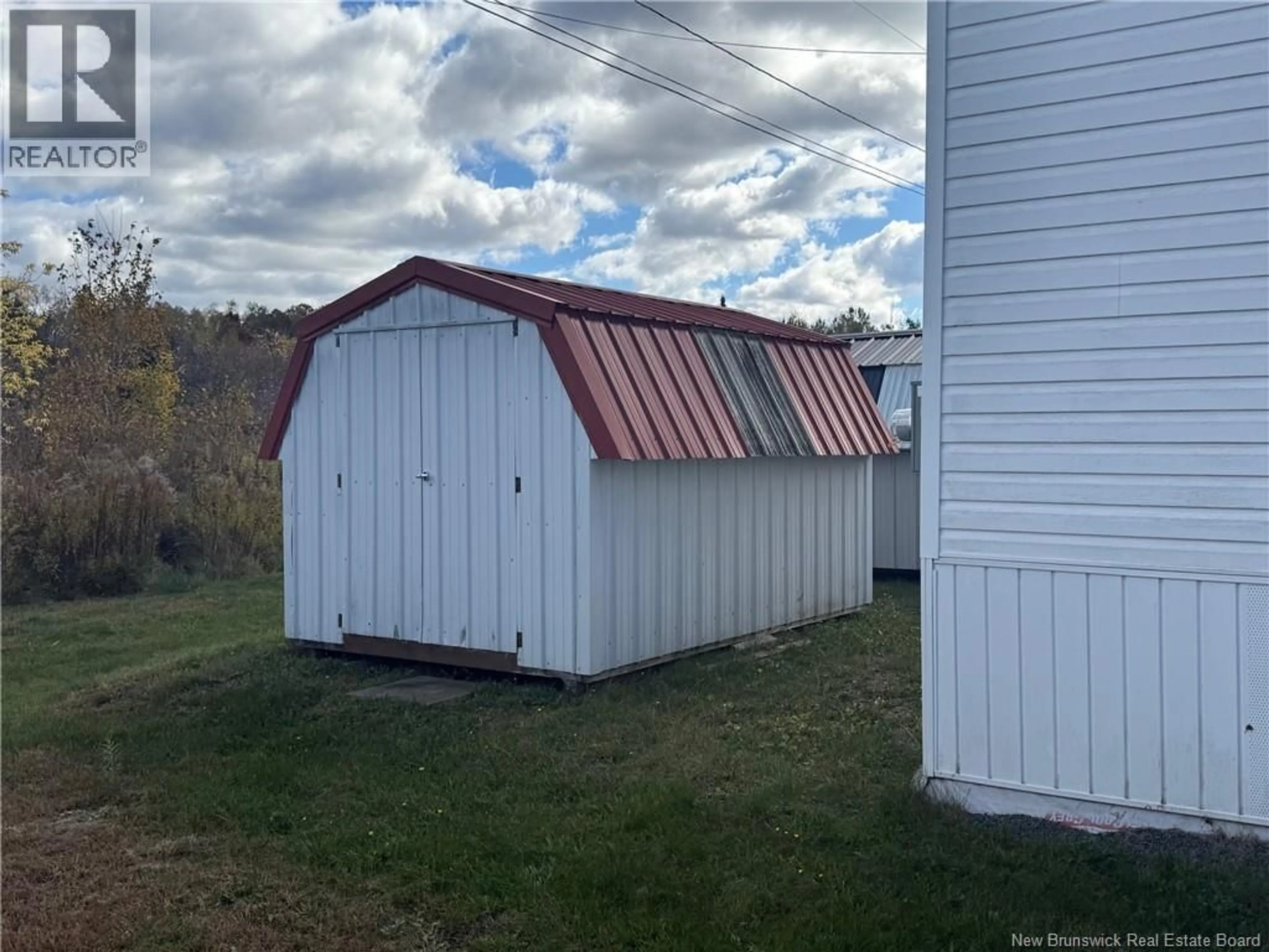 Shed for 15 IVORY COURT, Woodstock New Brunswick E7M0G5
