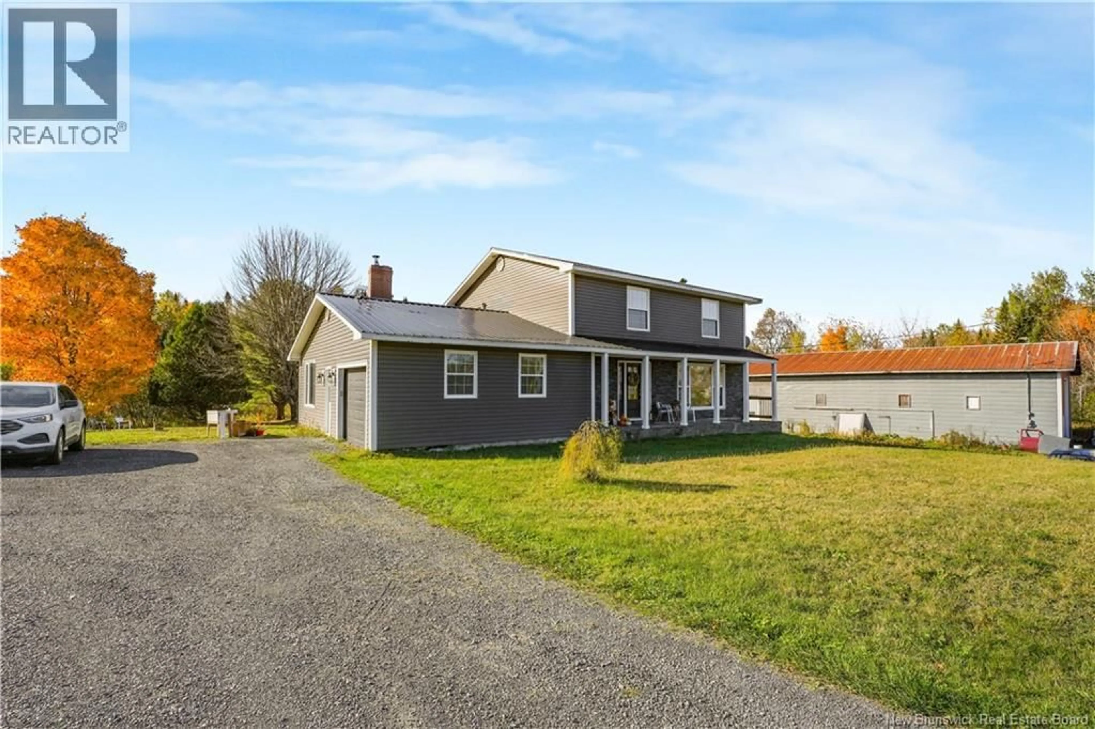 Home with vinyl exterior material, street for 362 RED BRIDGE ROAD, Hartford New Brunswick E7M5K6