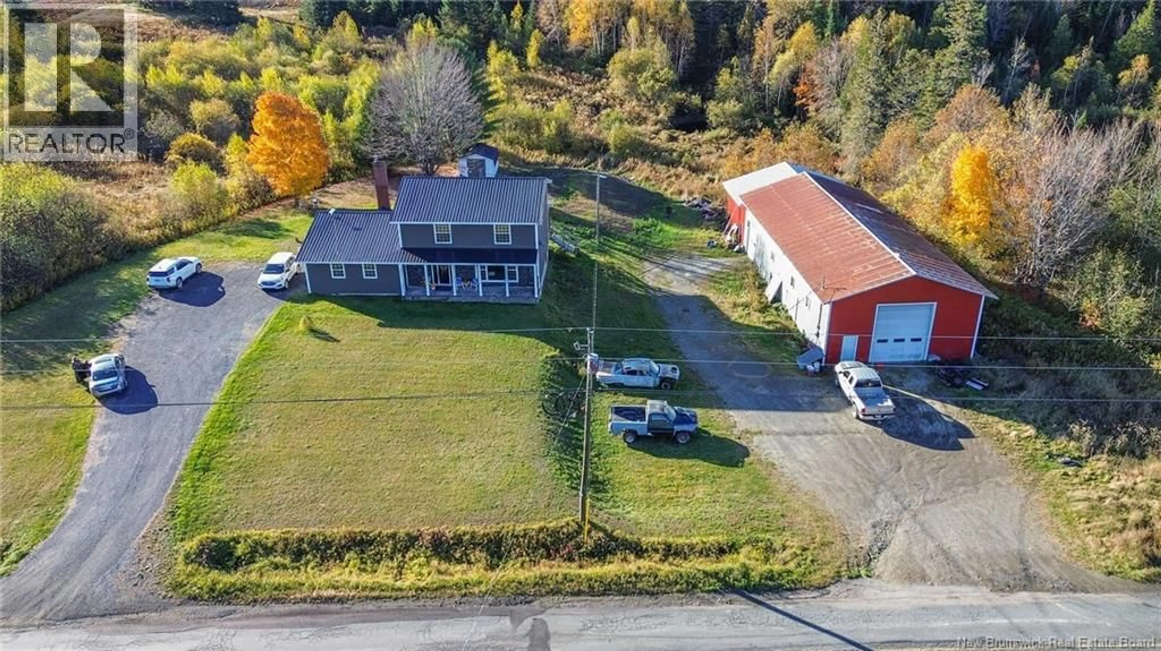 A pic from outside/outdoor area/front of a property/back of a property/a pic from drone, unknown for 362 RED BRIDGE ROAD, Hartford New Brunswick E7M5K6