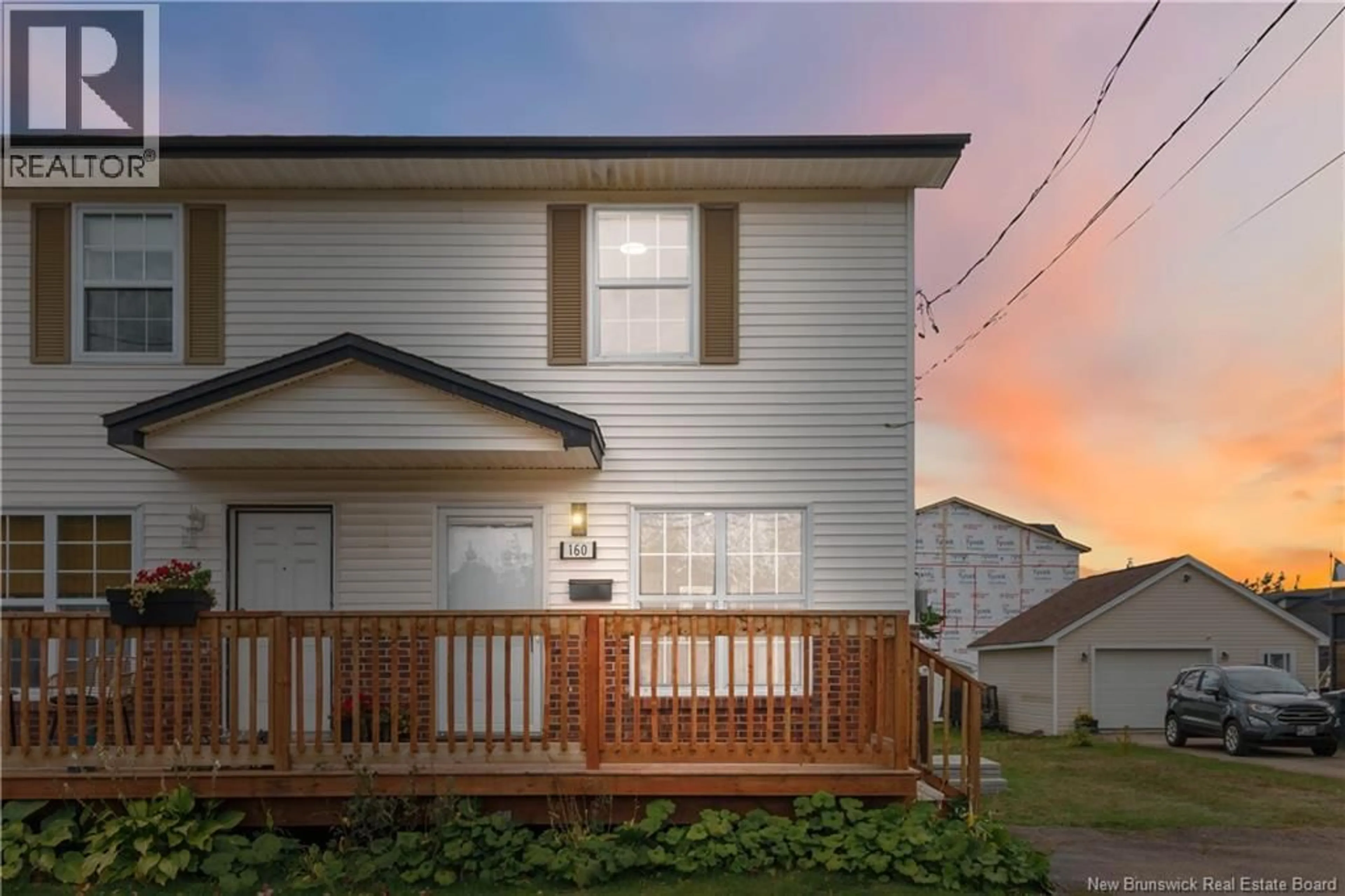 Home with vinyl exterior material, street for 166 THOMAS STREET, Dieppe New Brunswick E1A6B9