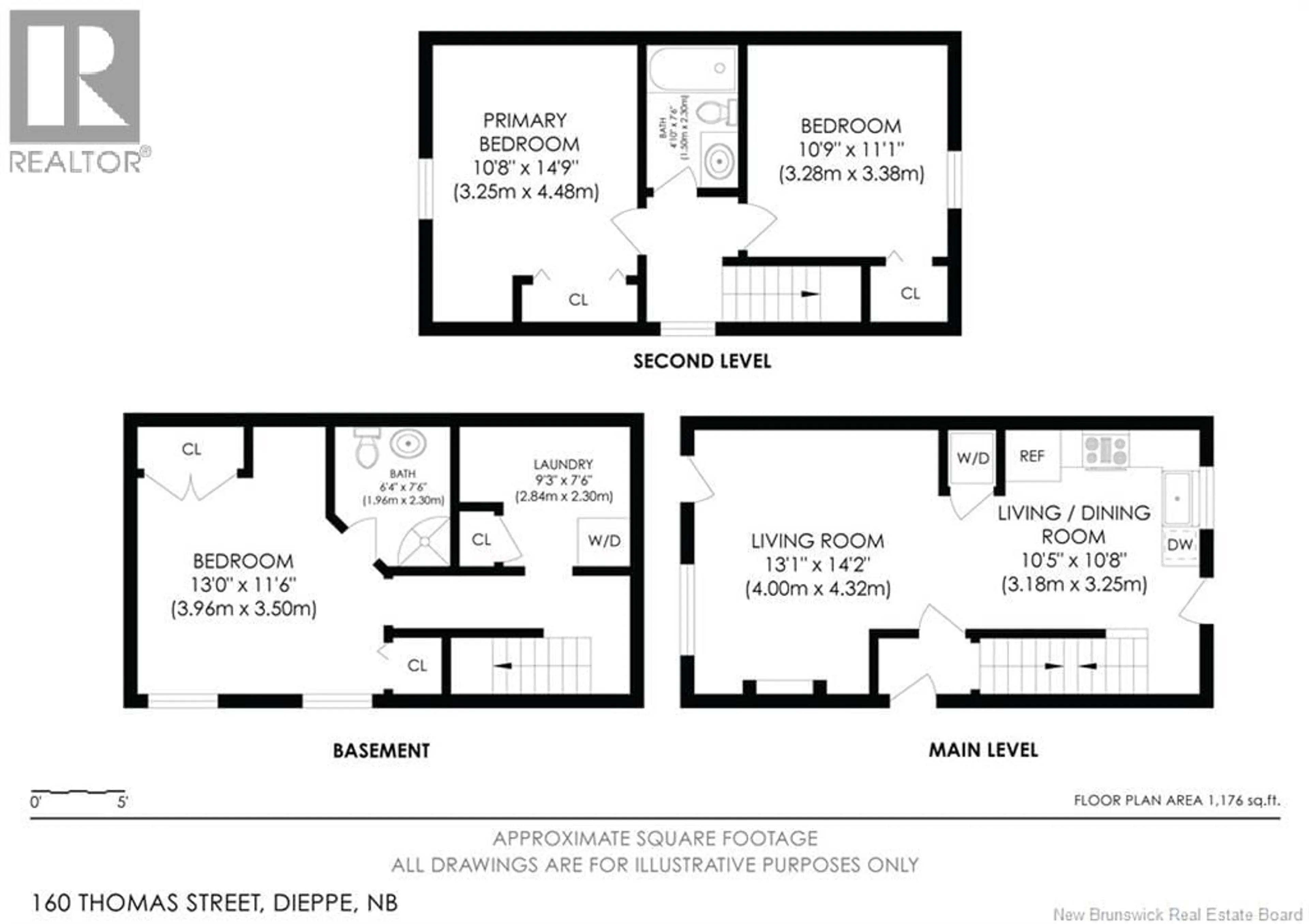 Floor plan for 166 THOMAS STREET, Dieppe New Brunswick E1A6B9