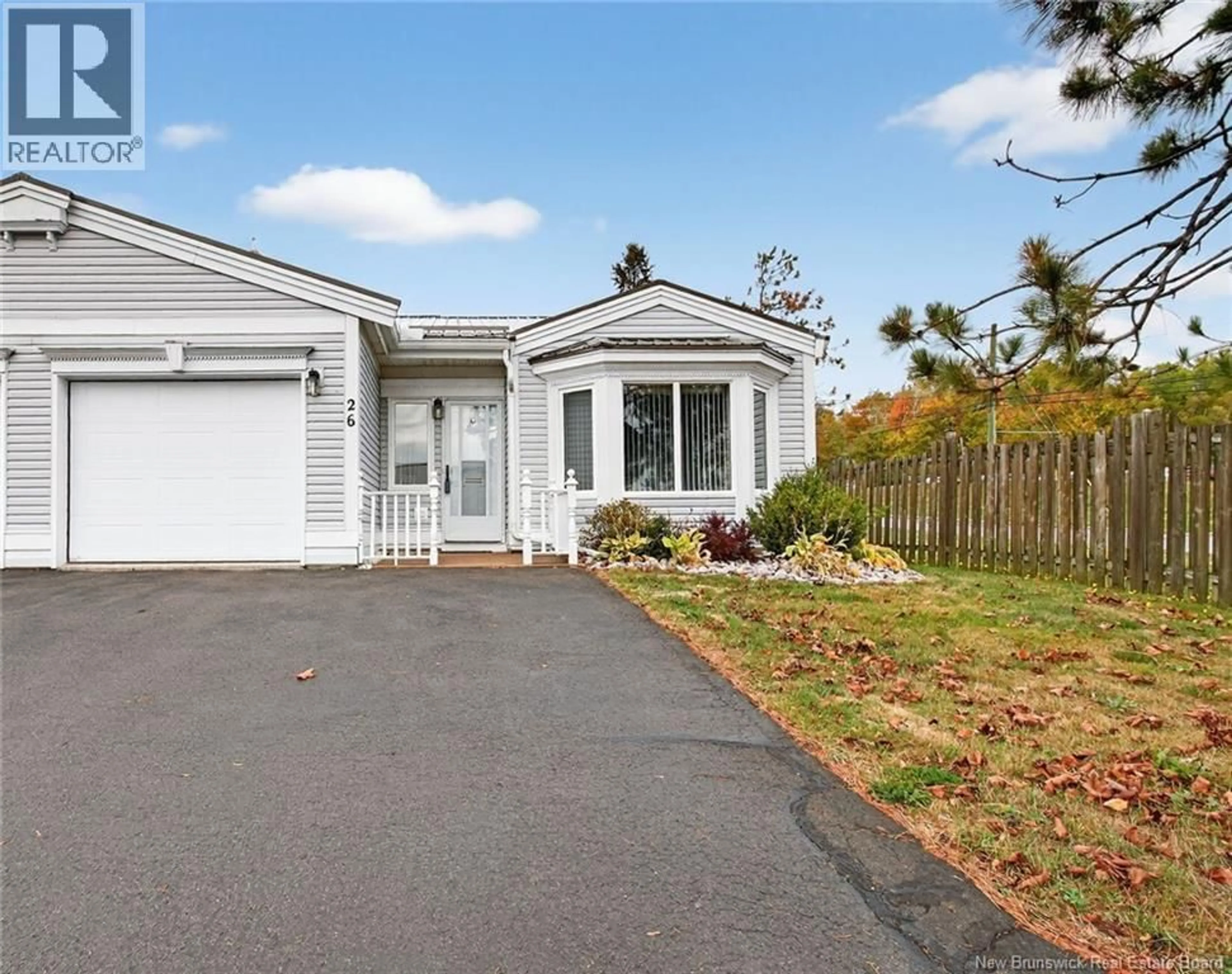 Home with vinyl exterior material, street for 26 - 50 MCAULEY DRIVE, Moncton New Brunswick E1A6R2