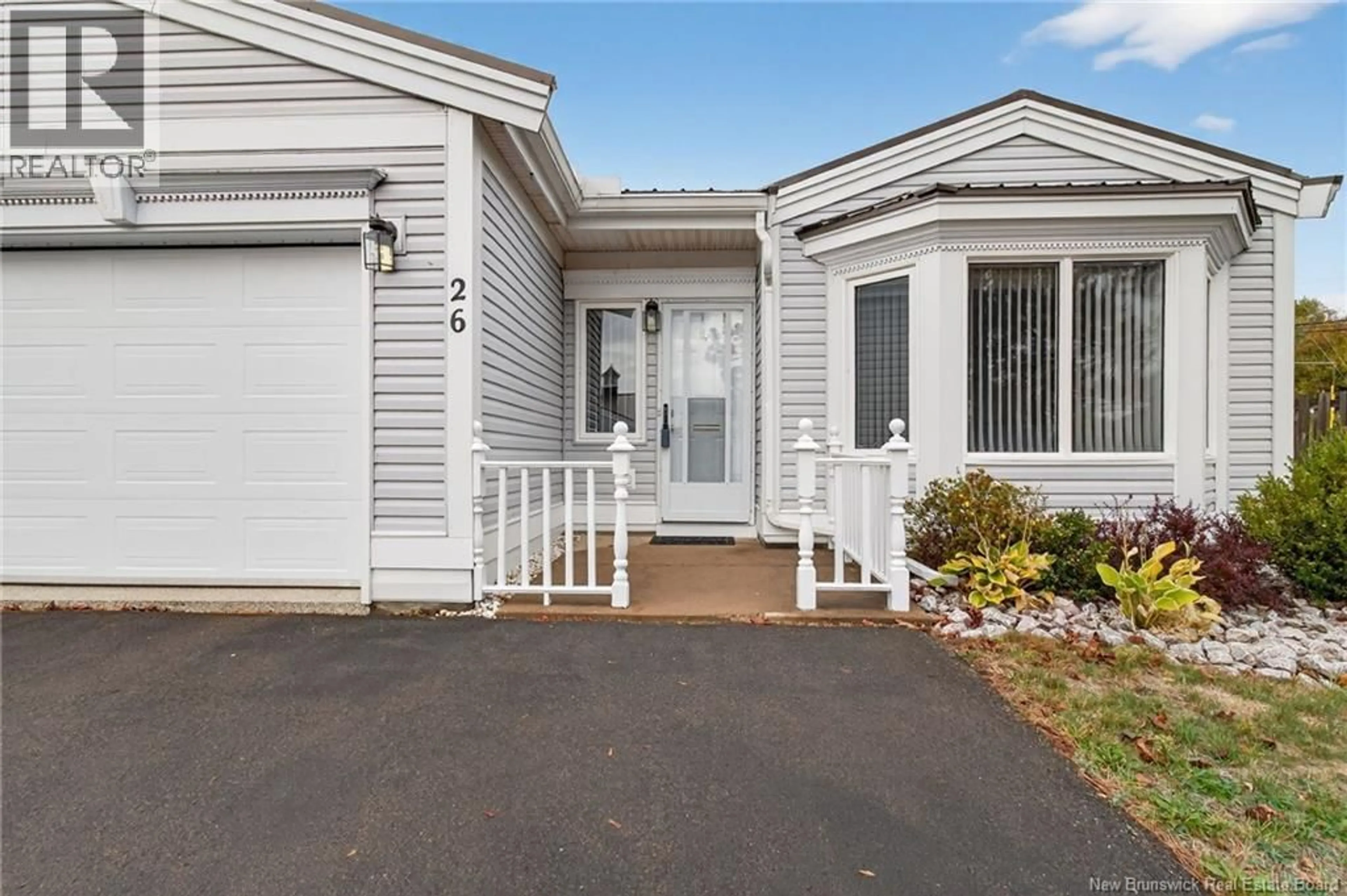 Home with vinyl exterior material, street for 26 - 50 MCAULEY DRIVE, Moncton New Brunswick E1A6R2