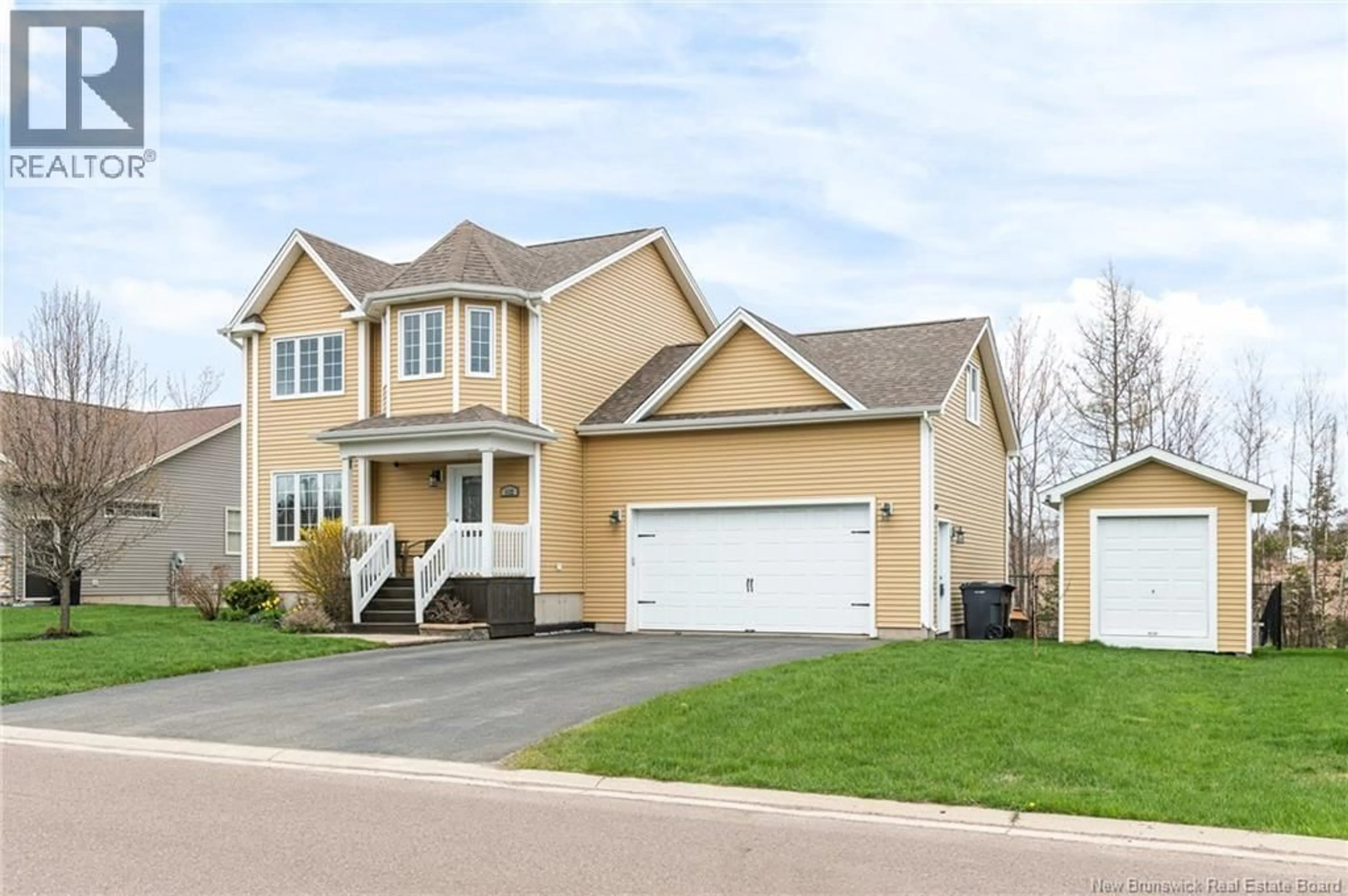 Home with vinyl exterior material, street for 112 LAROCHELLE STREET, Dieppe New Brunswick E1A8Y5