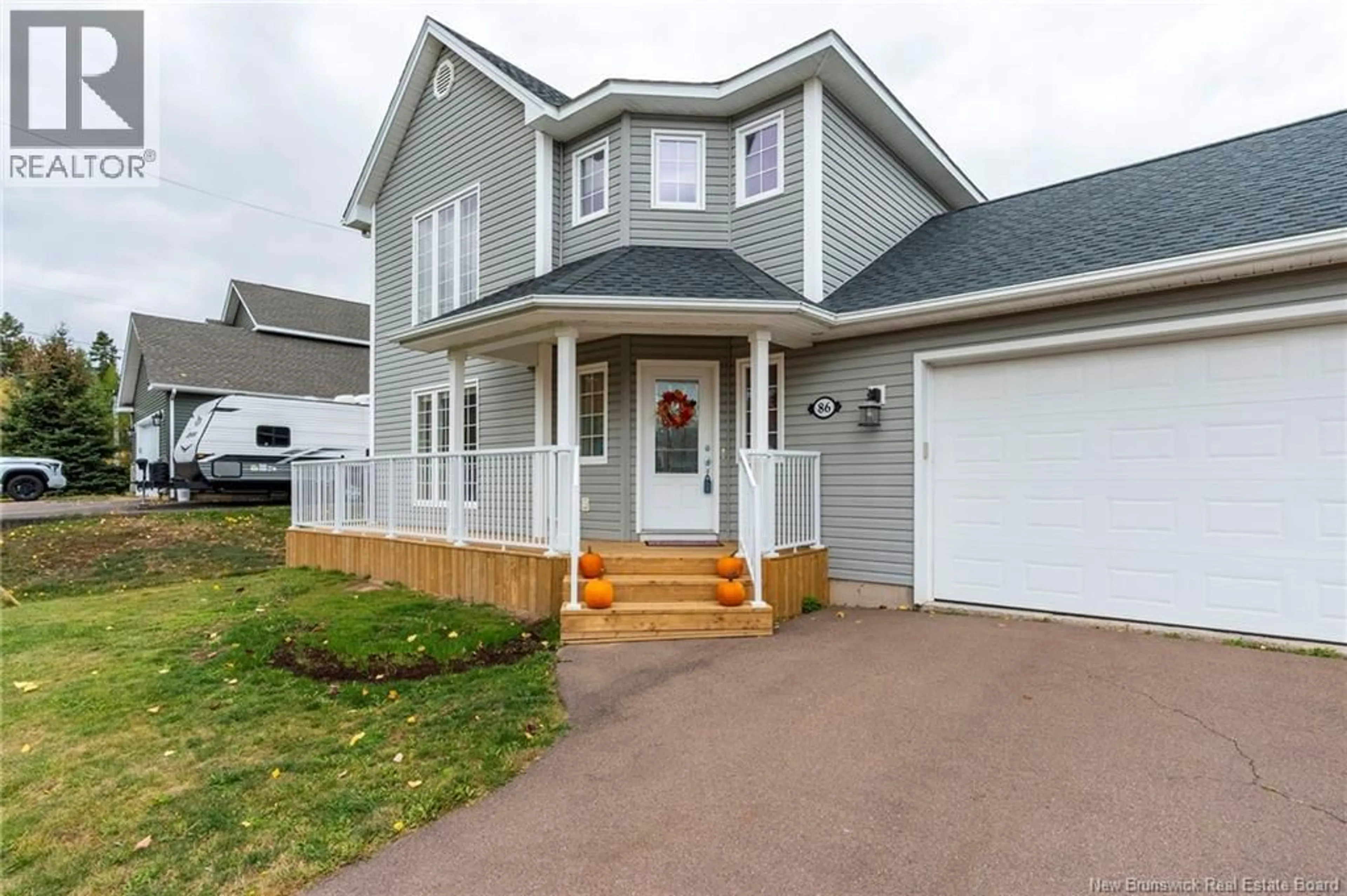 Home with vinyl exterior material, street for 86 MURIELLE CRESCENT, Dieppe New Brunswick E1A7R3