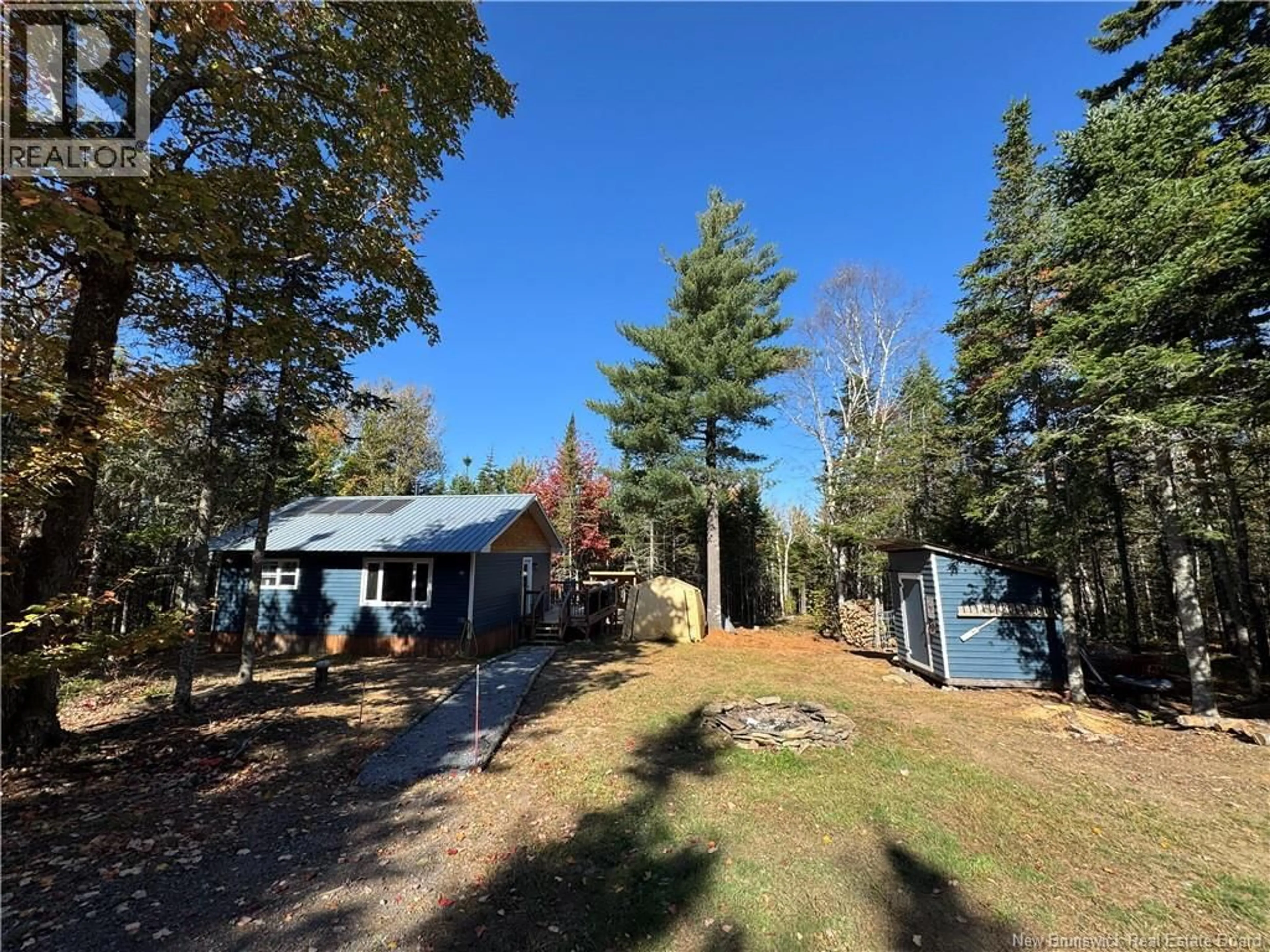 A pic from outside/outdoor area/front of a property/back of a property/a pic from drone, forest/trees view for 261 TEAKLES ROAD, Southfield New Brunswick E4E5X9