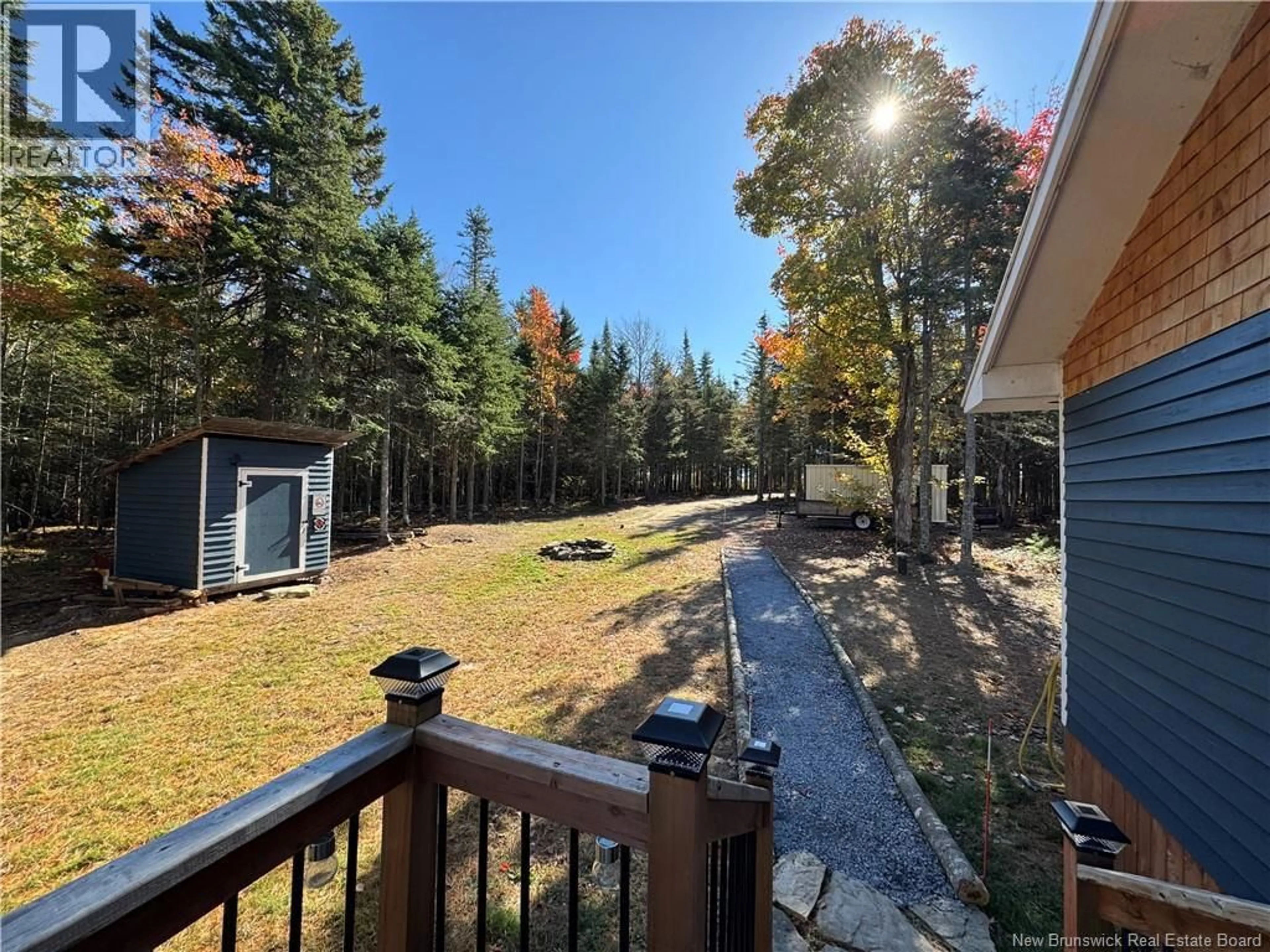 A pic from outside/outdoor area/front of a property/back of a property/a pic from drone, forest/trees view for 261 TEAKLES ROAD, Southfield New Brunswick E4E5X9