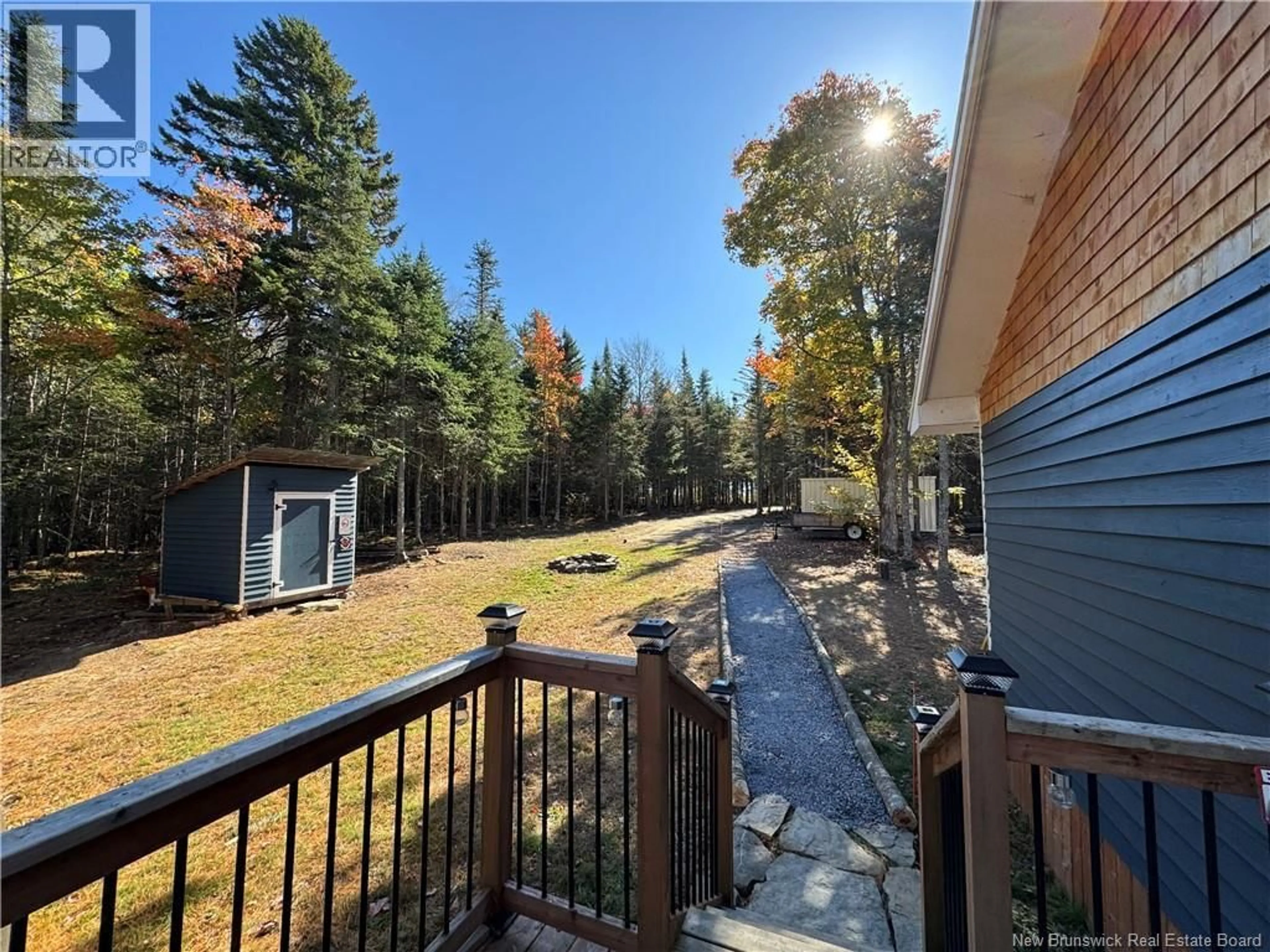 A pic from outside/outdoor area/front of a property/back of a property/a pic from drone, forest/trees view for 261 TEAKLES ROAD, Southfield New Brunswick E4E5X9