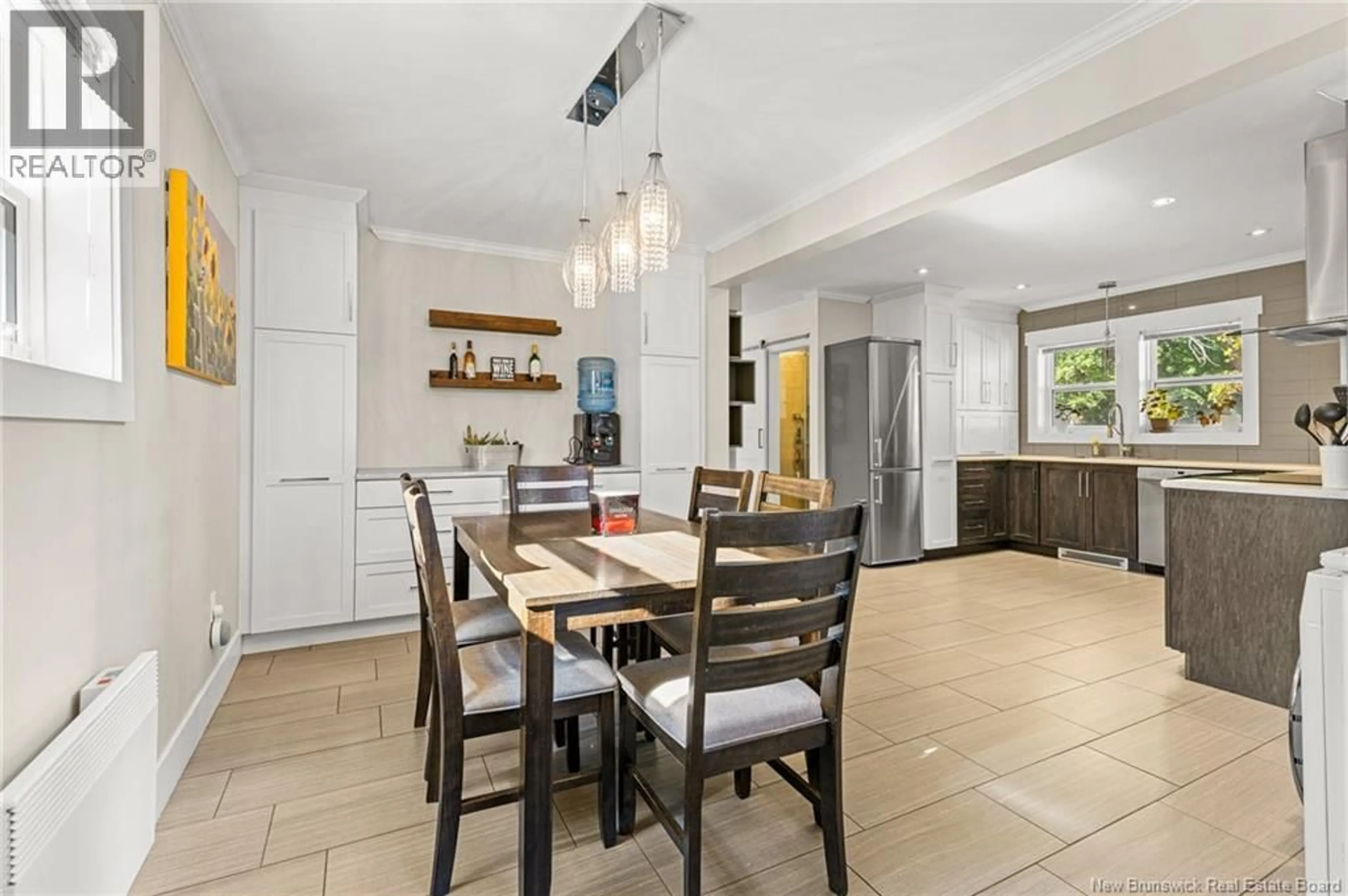 Dining room, ceramic/tile floor for 67 PETER ST, Moncton New Brunswick E1A3W3