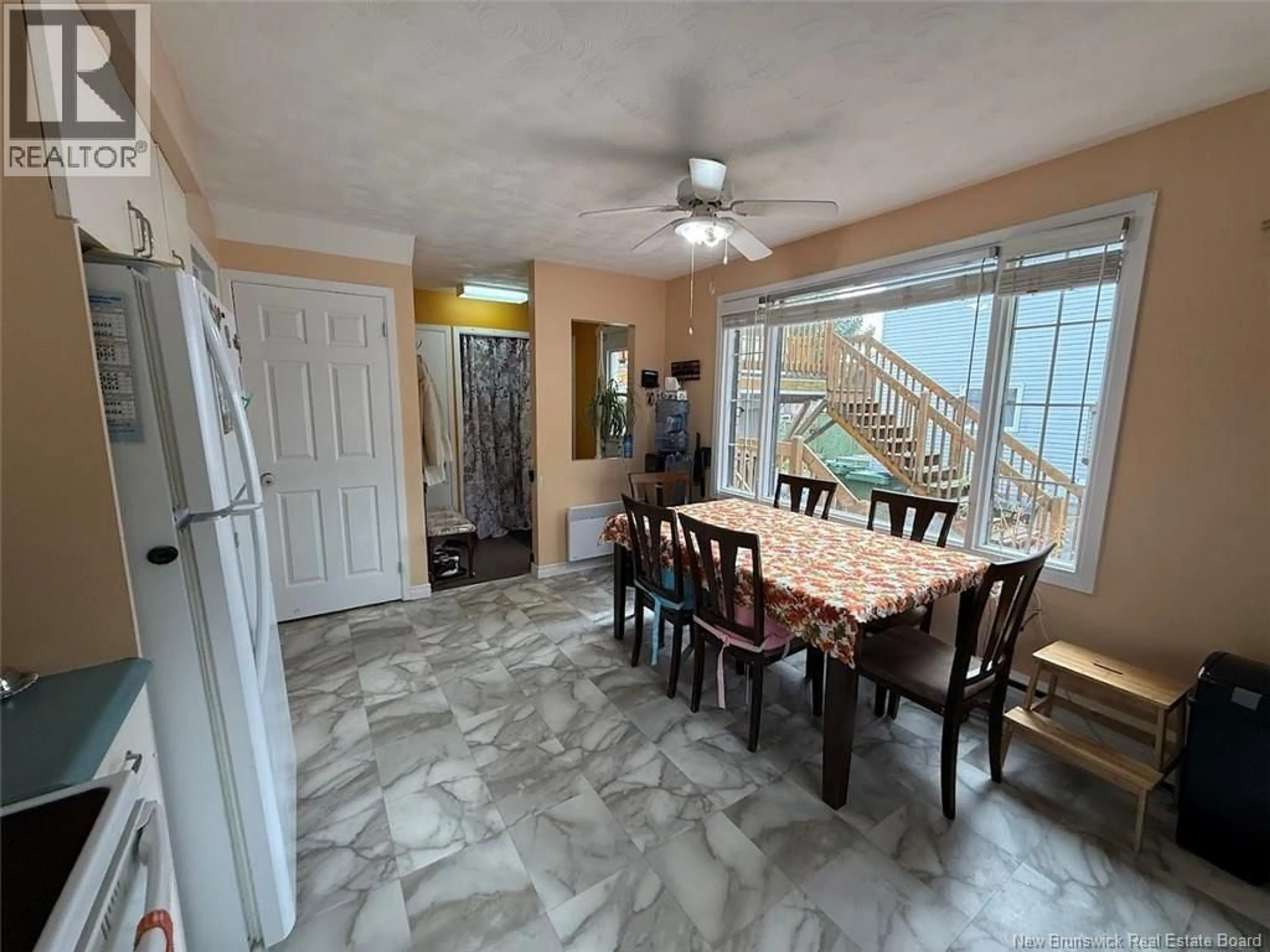 Dining room, ceramic/tile floor for 67 ORDONNANCE STREET, Edmundston New Brunswick E3V1C6