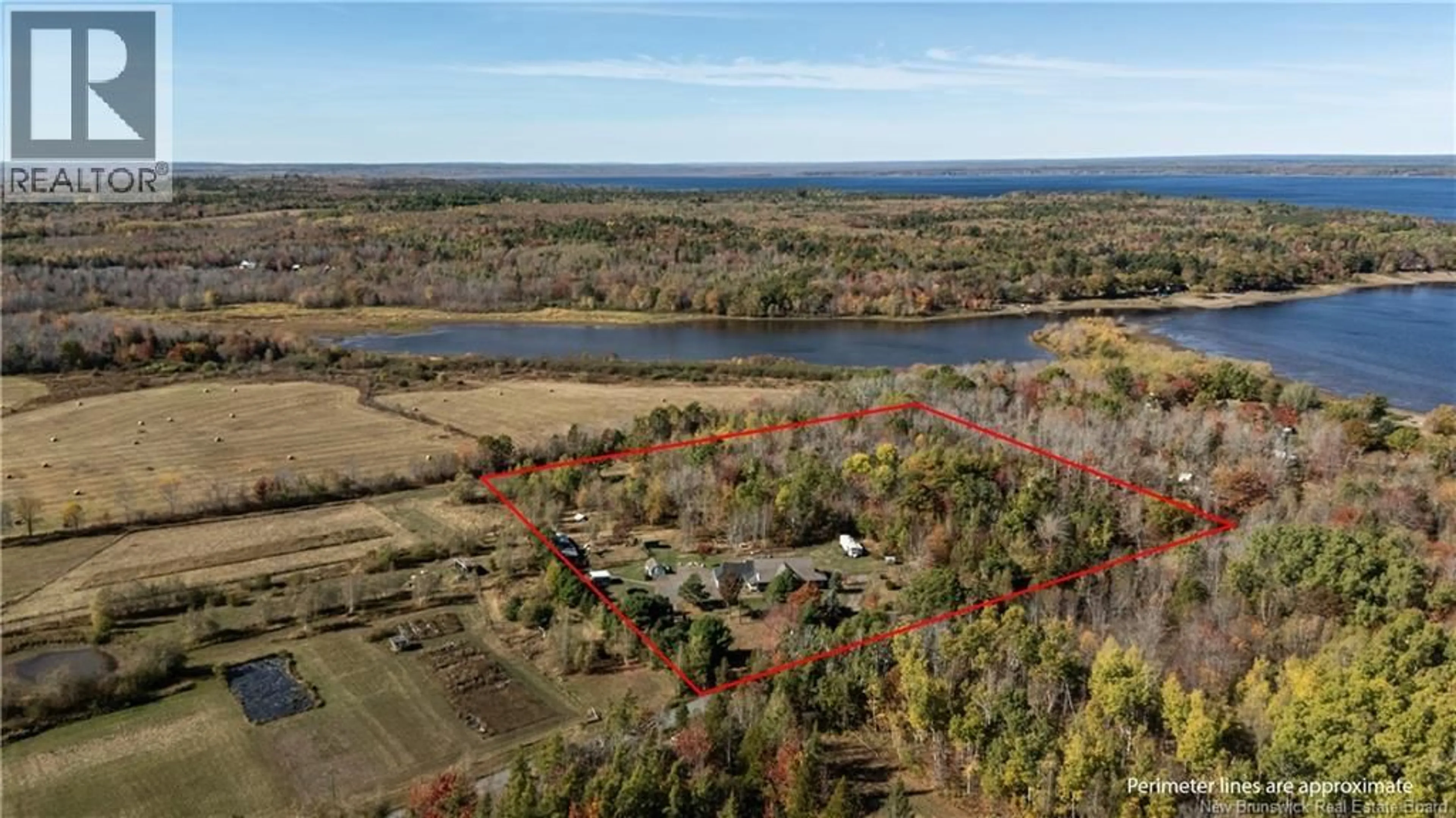 A pic from outside/outdoor area/front of a property/back of a property/a pic from drone, water/lake/river/ocean view for 17 TAYLOR ROAD, Whites Cove New Brunswick E1C3J4