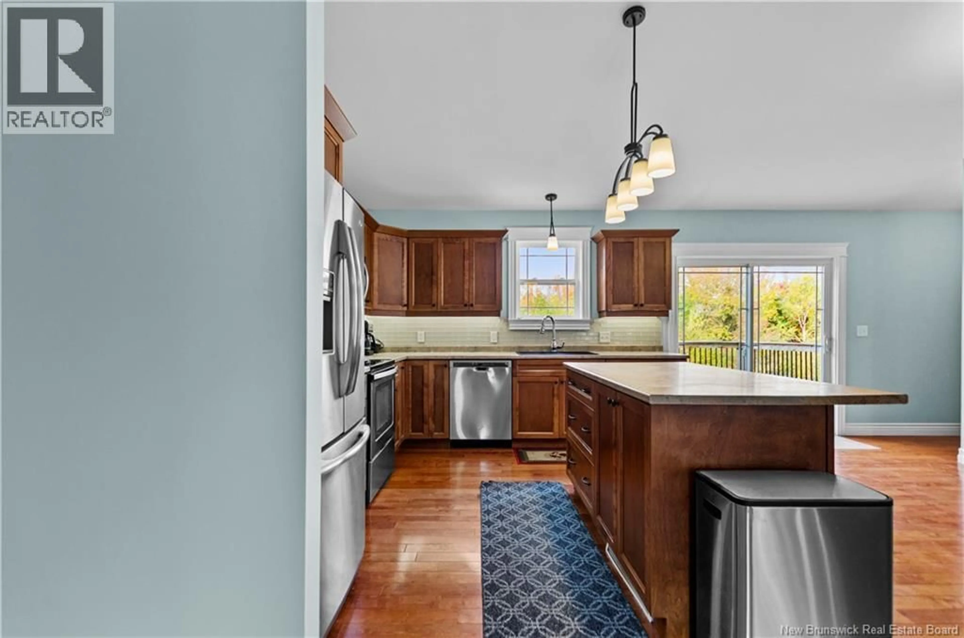 Open concept kitchen, ceramic/tile floor for 31 LYMAN STREET, Burton New Brunswick E2V0H9