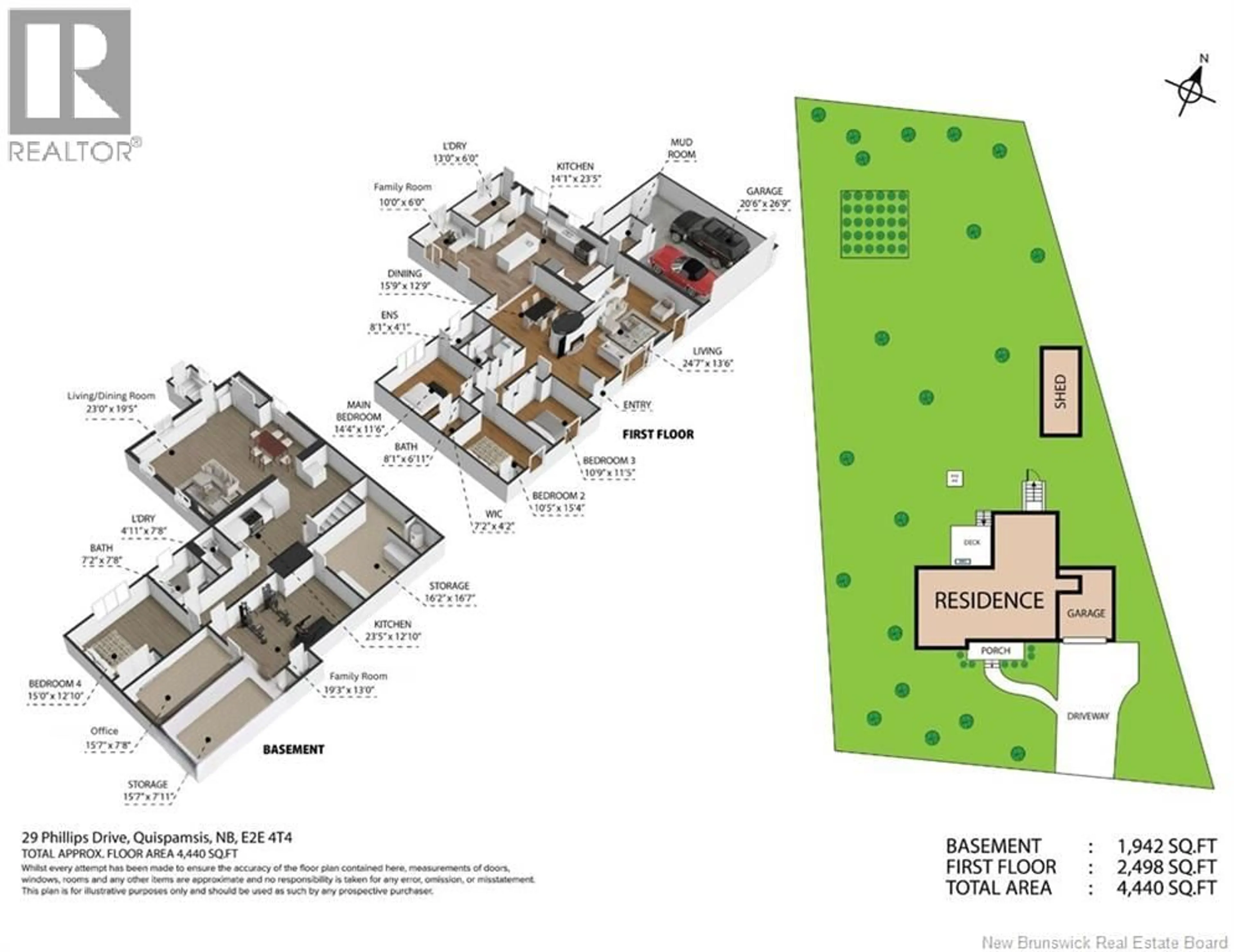 Floor plan for 29 PHILLIPS DRIVE, Quispamsis New Brunswick E2E4T4